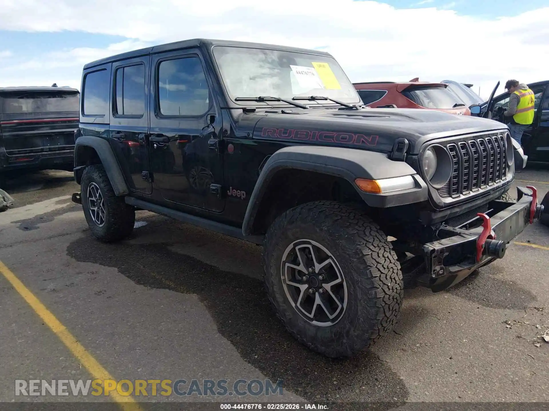 1 Photograph of a damaged car 1C4PJXFN5SW570308 JEEP WRANGLER 2025
