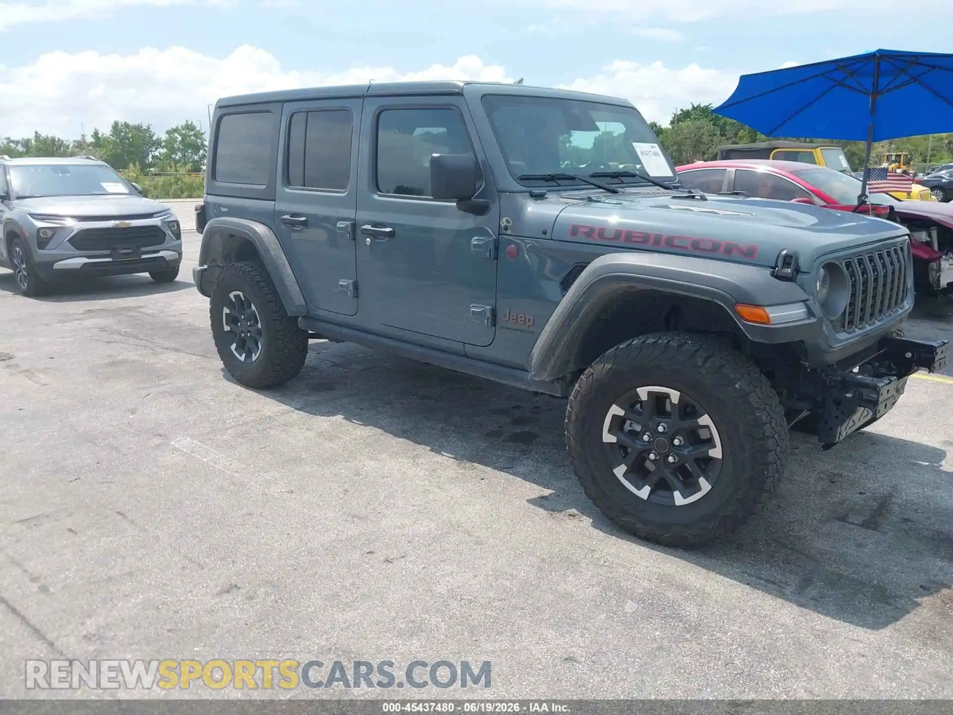 1 Photograph of a damaged car 1C4PJXFN6SW664195 JEEP WRANGLER 2025