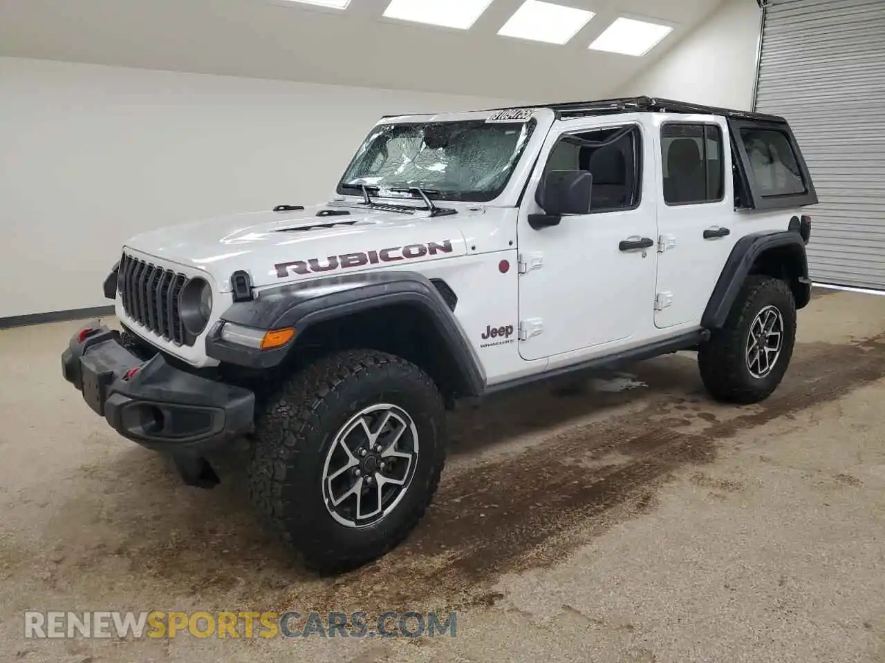 1 Photograph of a damaged car 1C4PJXFN8SW528196 JEEP WRANGLER 2025