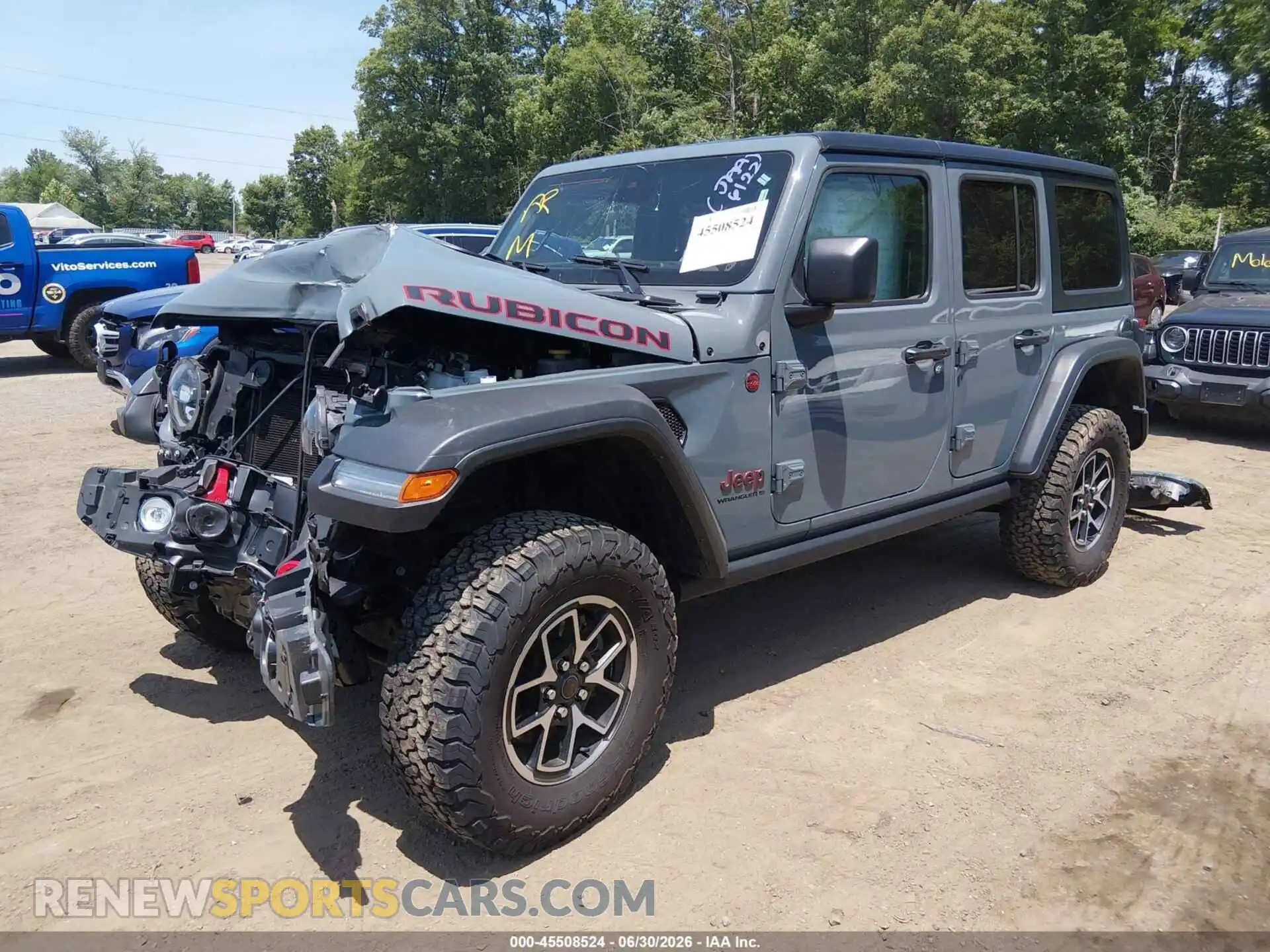 2 fotografías del automóvil dañado 1C4PJXFN8SW530997 JEEP WRANGLER 2025