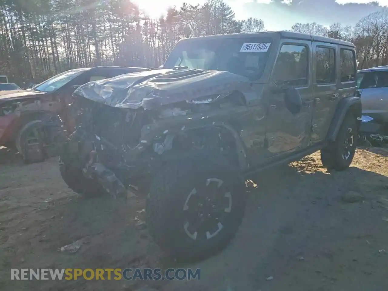 1 Photograph of a damaged car 1C4PJXFN9SW525503 JEEP WRANGLER 2025