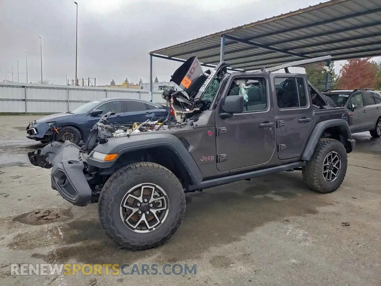 1 Photograph of a damaged car 1C4PJXFN9SW555682 JEEP WRANGLER 2025