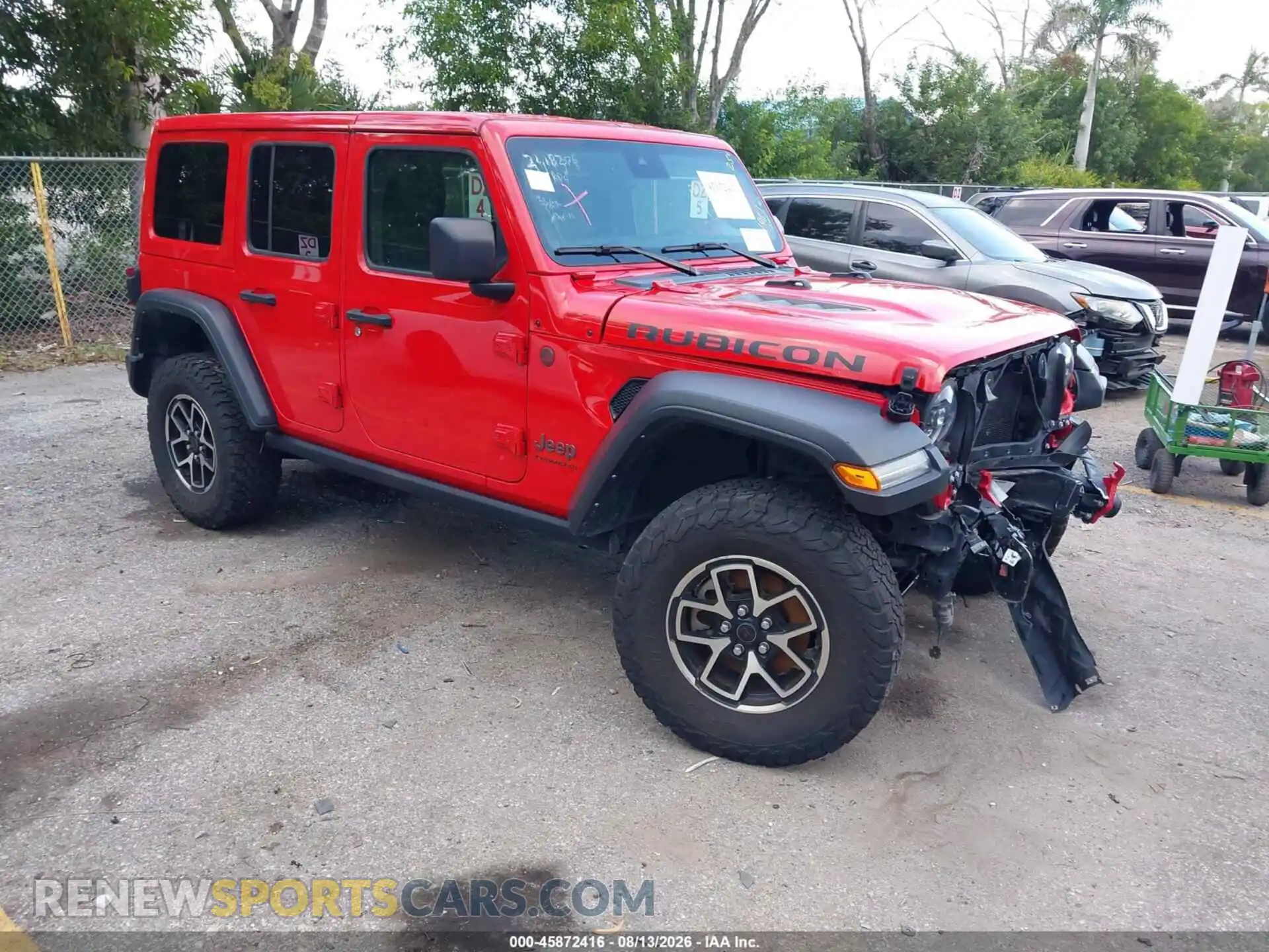 1 Photograph of a damaged car 1C4PJXFNXSW521461 JEEP WRANGLER 2025