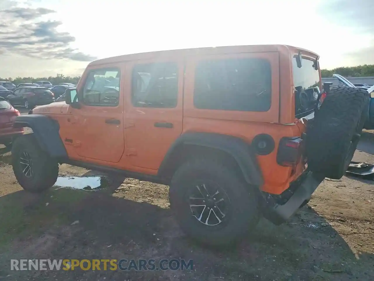 2 fotografías del automóvil dañado 1C4RJXDG0SW632260 JEEP WRANGLER 2025