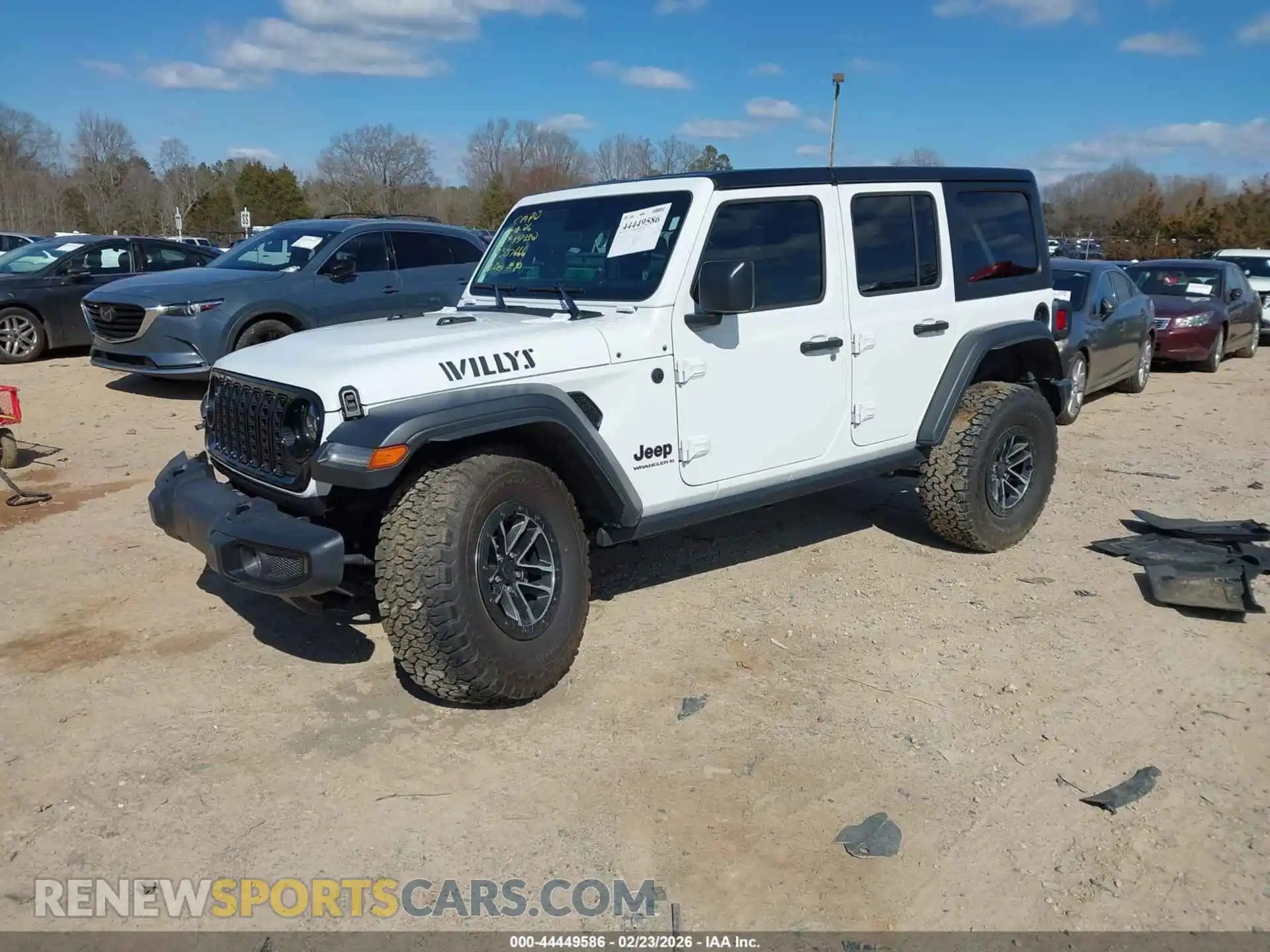 2 Photograph of a damaged car 1C4RJXDG3SW557666 JEEP WRANGLER 2025