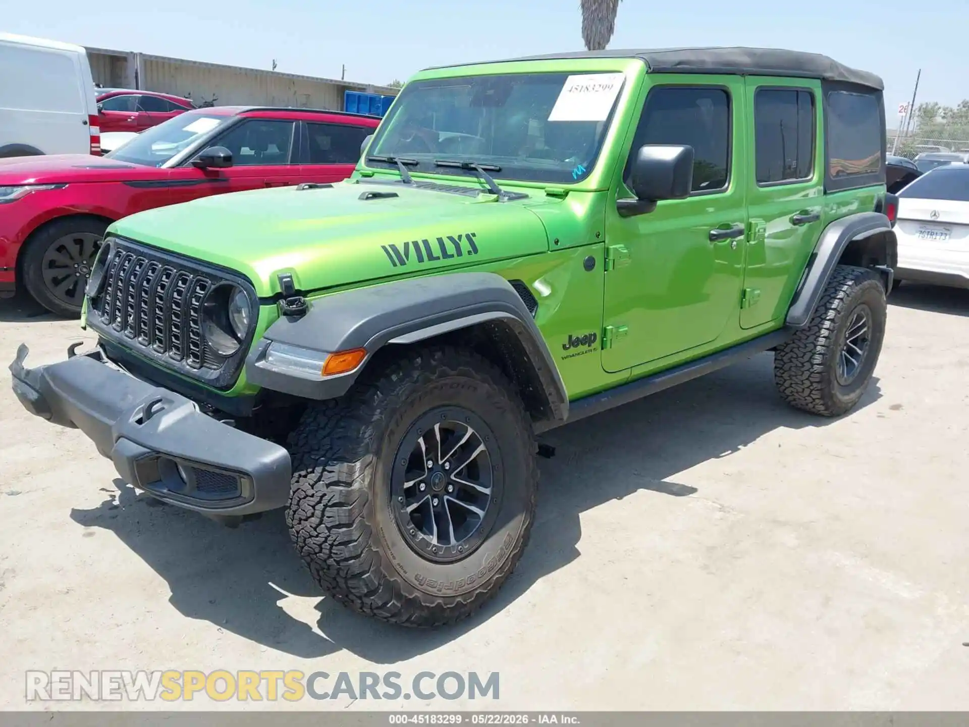 2 Photograph of a damaged car 1C4RJXDN4SW557044 JEEP WRANGLER 2025