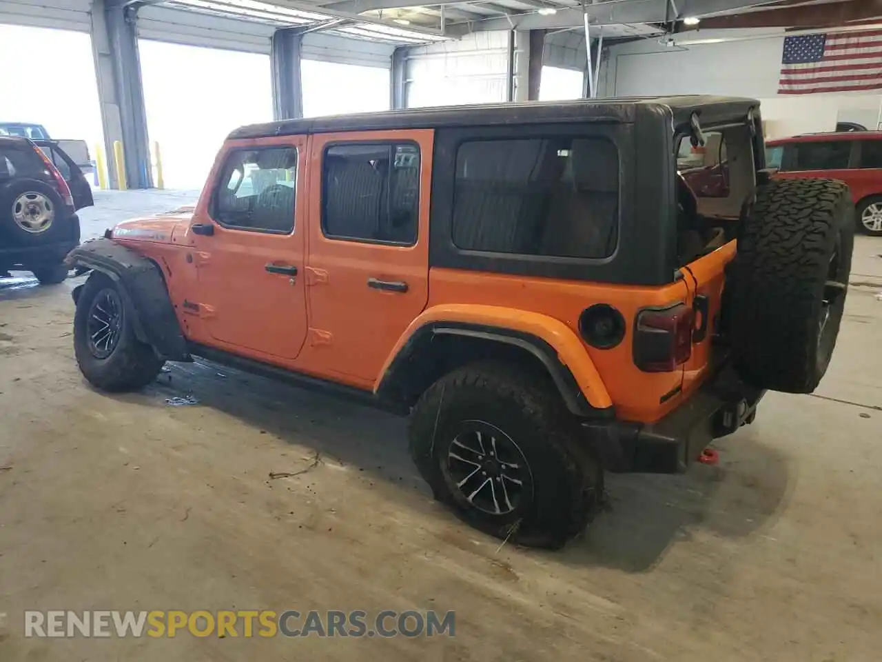 2 Photograph of a damaged car 1C4RJXFG0SW593053 JEEP WRANGLER 2025