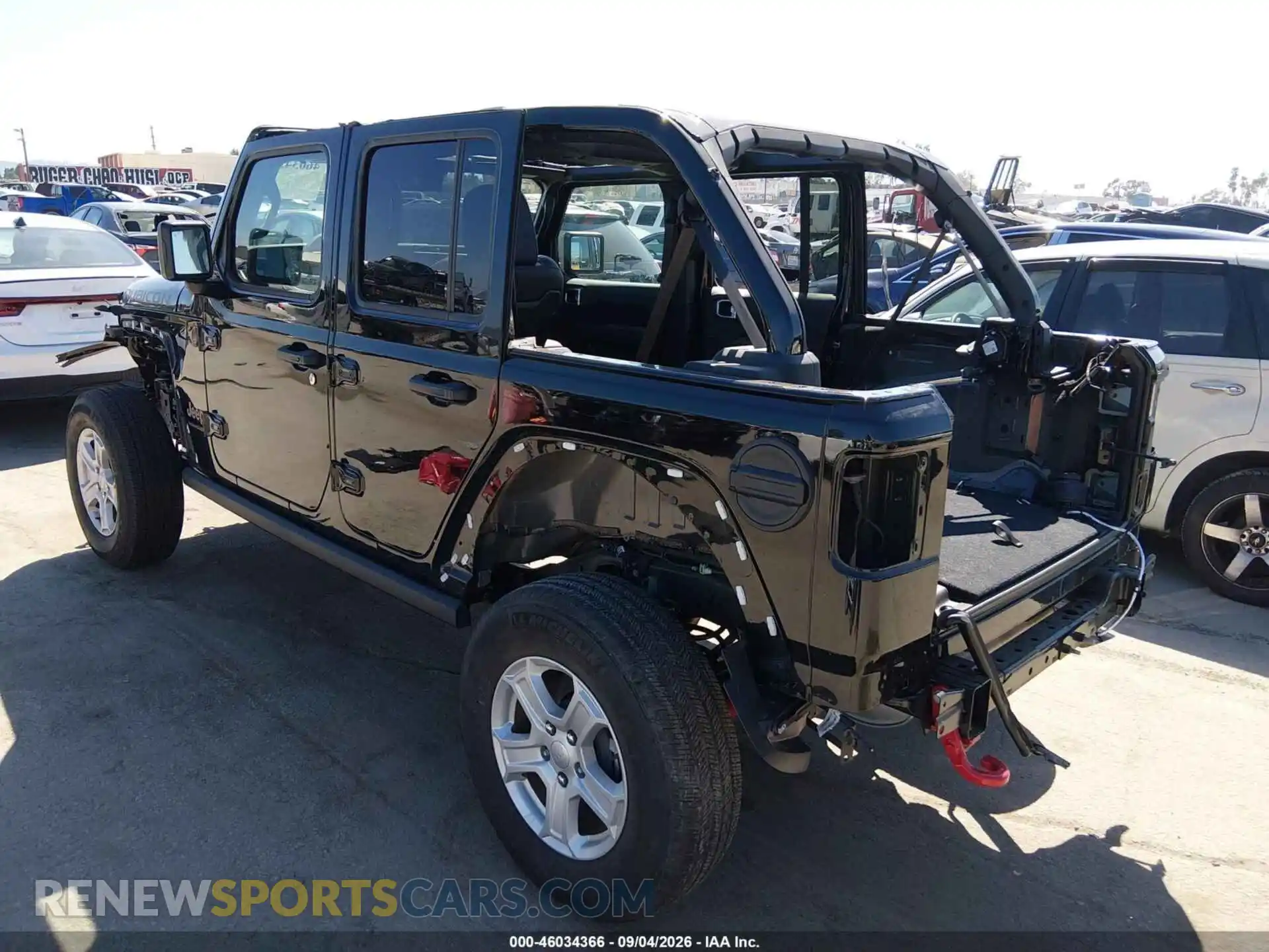 3 fotografías del automóvil dañado 1C4RJXFG1SW657164 JEEP WRANGLER 2025