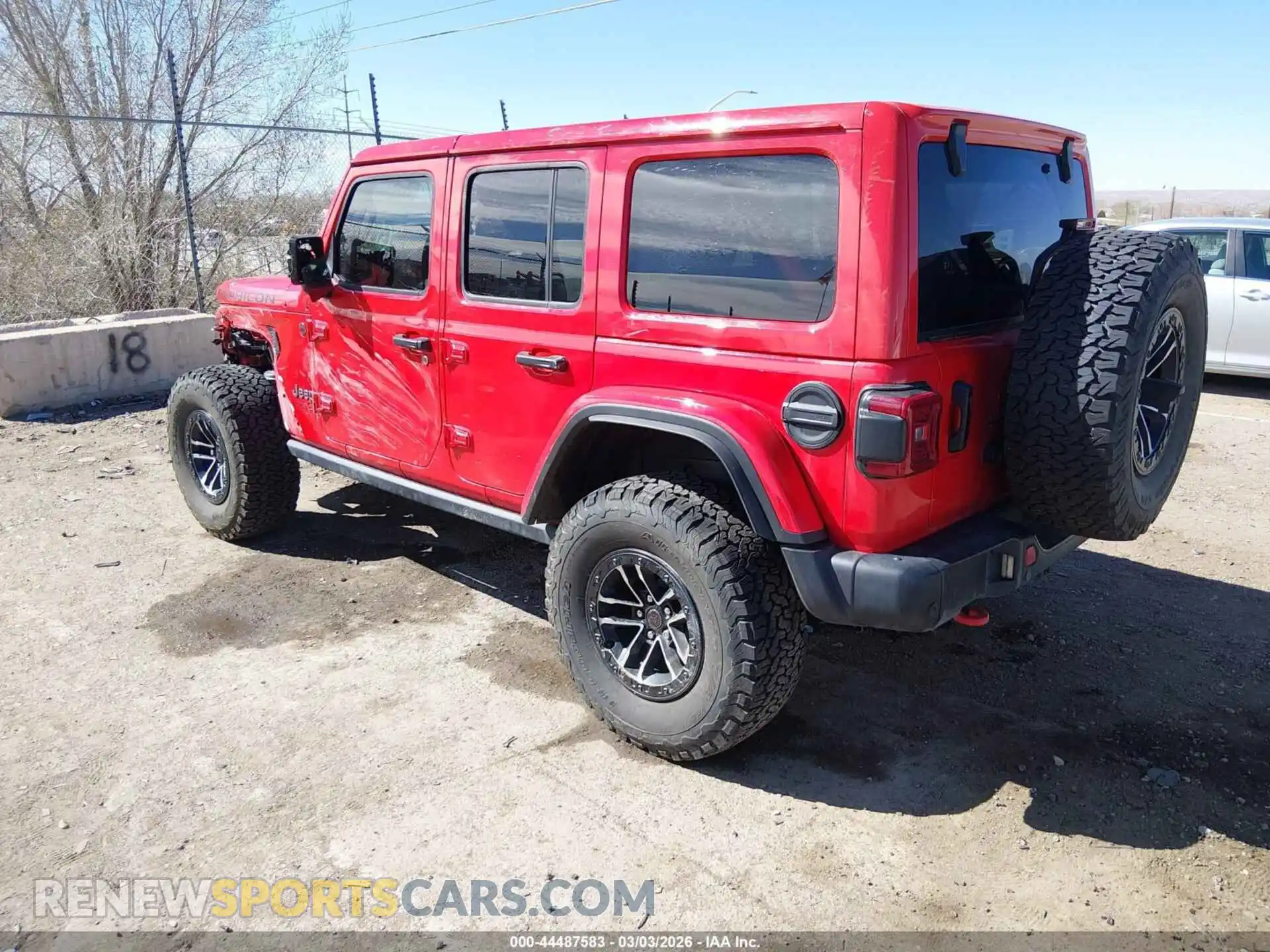 3 fotografías del automóvil dañado 1C4RJXFG8SW662538 JEEP WRANGLER 2025
