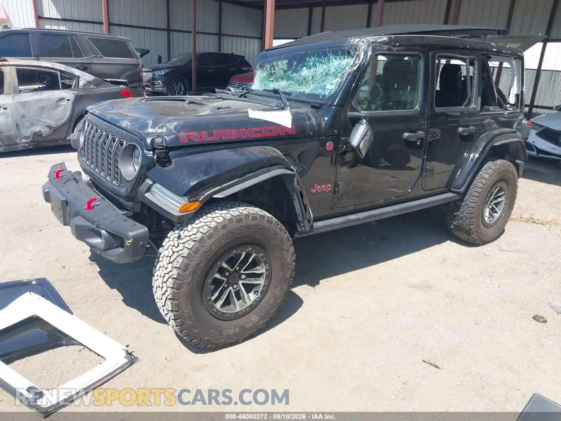 2 fotografías del automóvil dañado 1C4RJXFN2SW516750 JEEP WRANGLER 2025