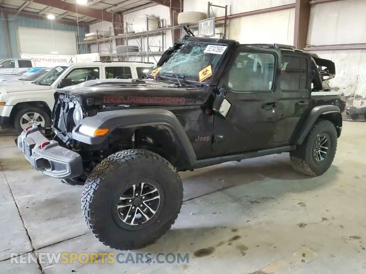 1 Photograph of a damaged car 1C4RJXFN3SW507782 JEEP WRANGLER 2025