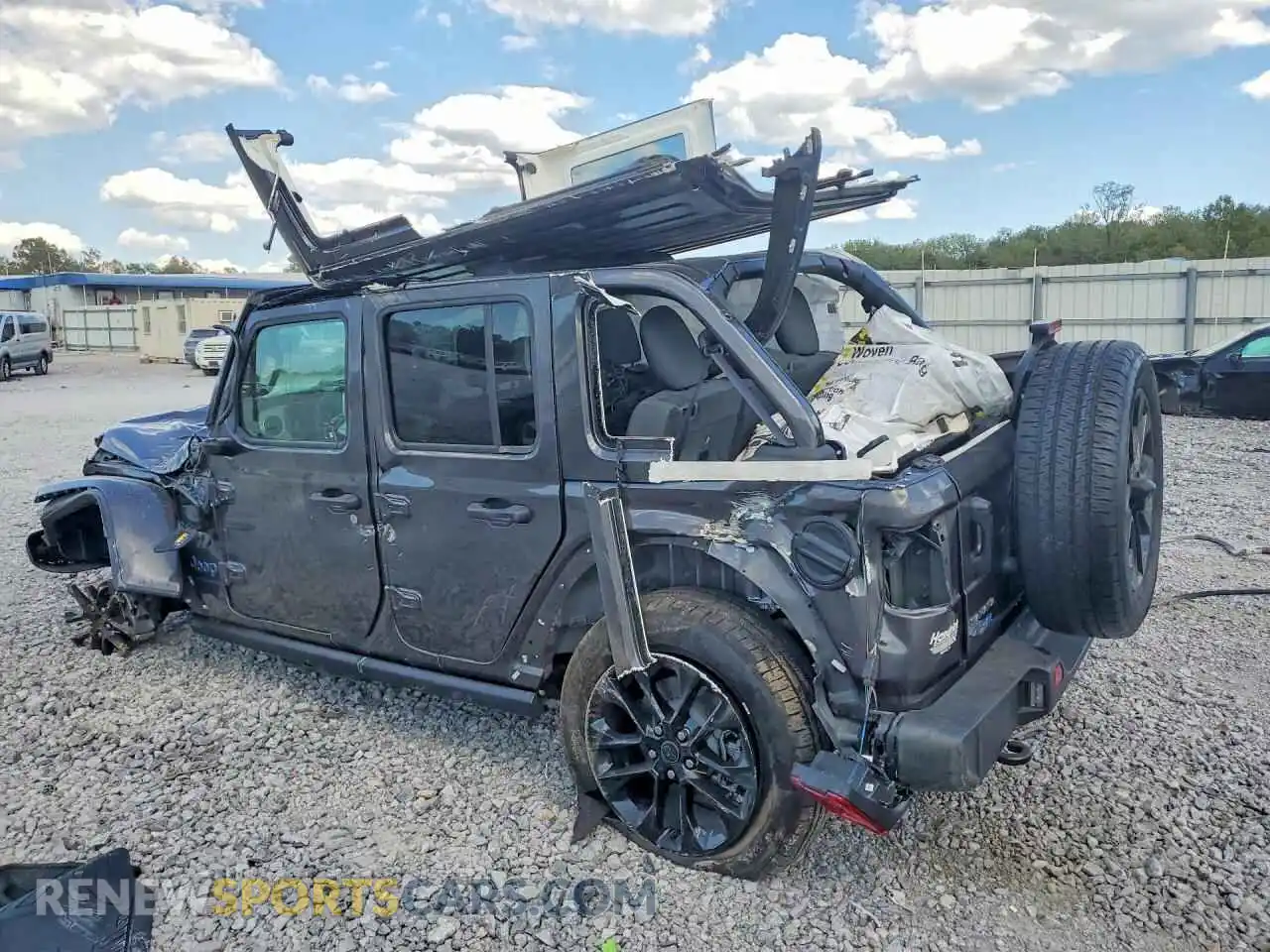 2 fotografías del automóvil dañado 1C4RJXP61SW602106 JEEP WRANGLER 2025