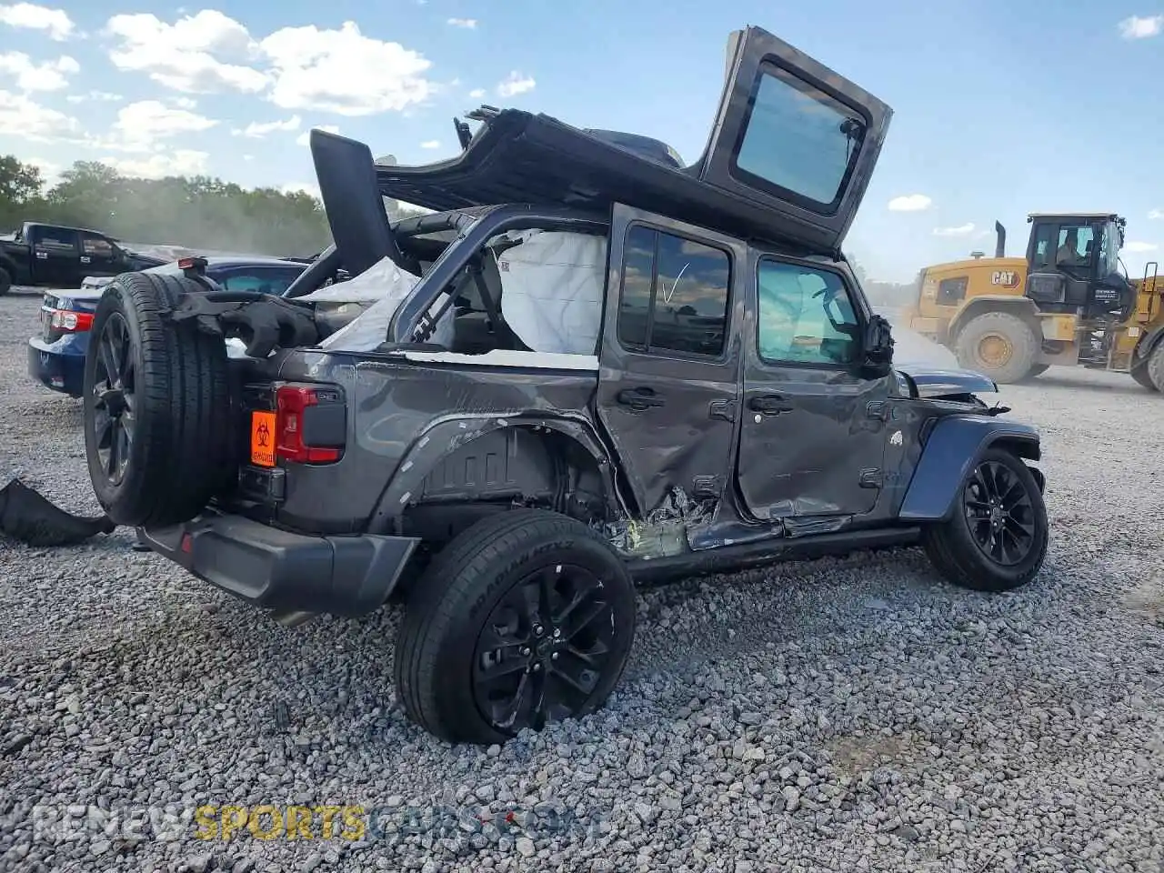 3 fotografías del automóvil dañado 1C4RJXP61SW602106 JEEP WRANGLER 2025