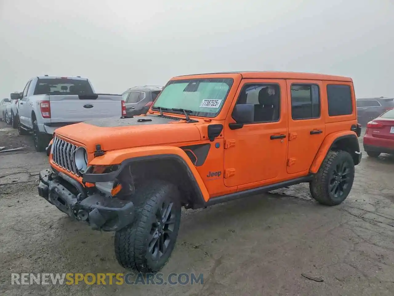 1 Photograph of a damaged car 1C4RJXP67SW637619 JEEP WRANGLER 2025