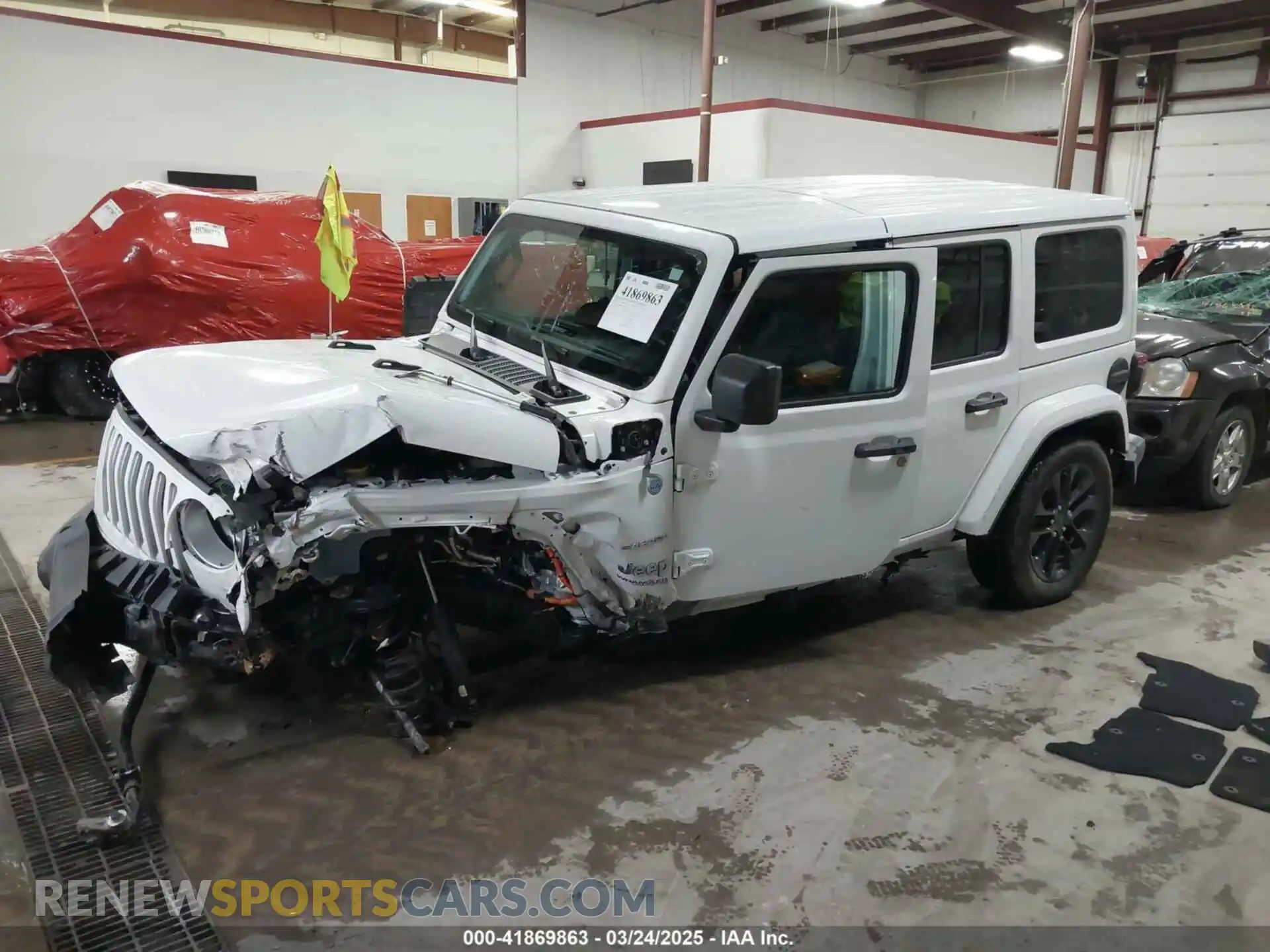 2 Photograph of a damaged car 1C4JJXP60MW830307 JEEP WRANGLER 4XE 2021