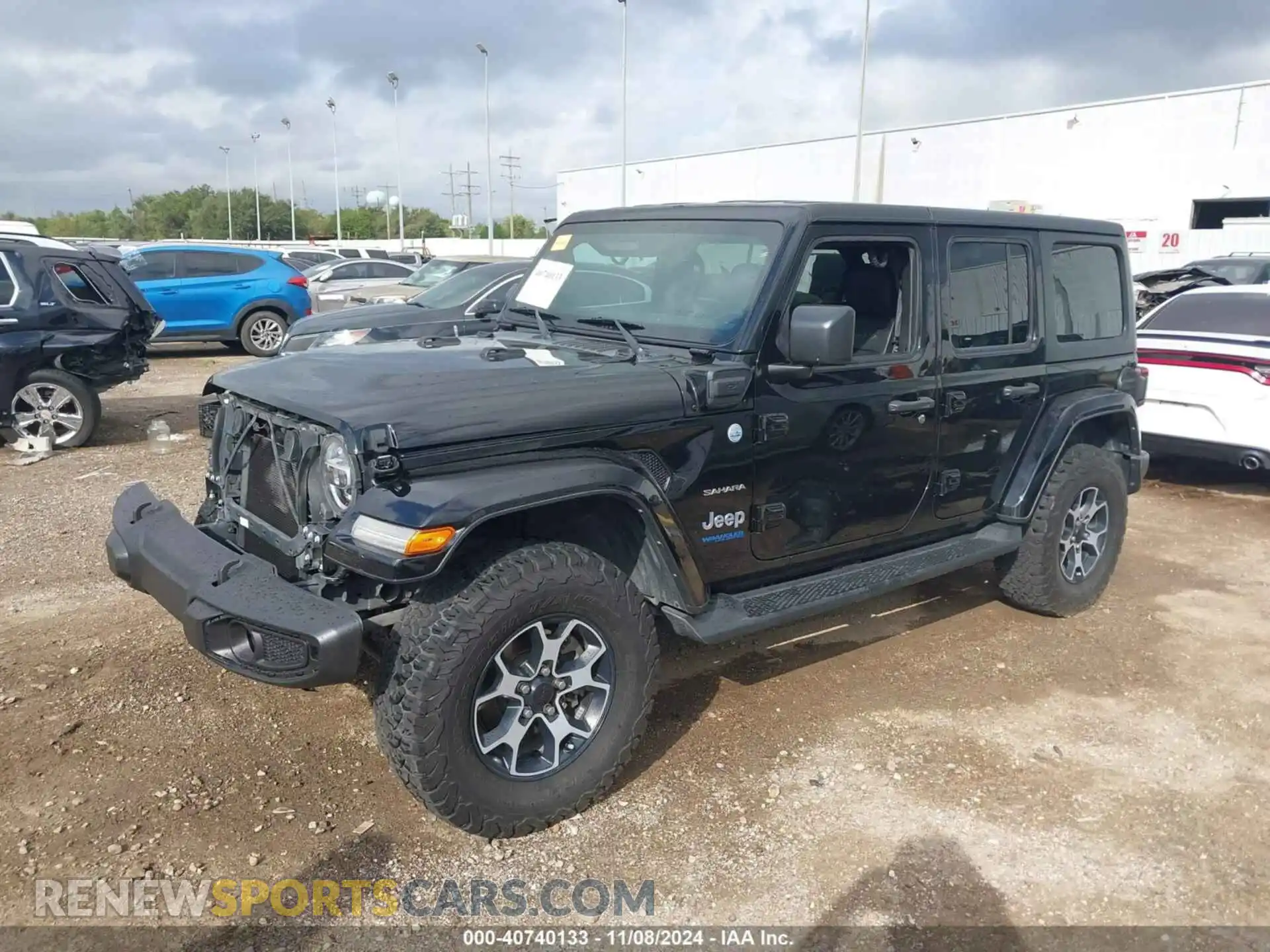 2 Photograph of a damaged car 1C4JJXP65MW698807 JEEP WRANGLER 4XE 2021