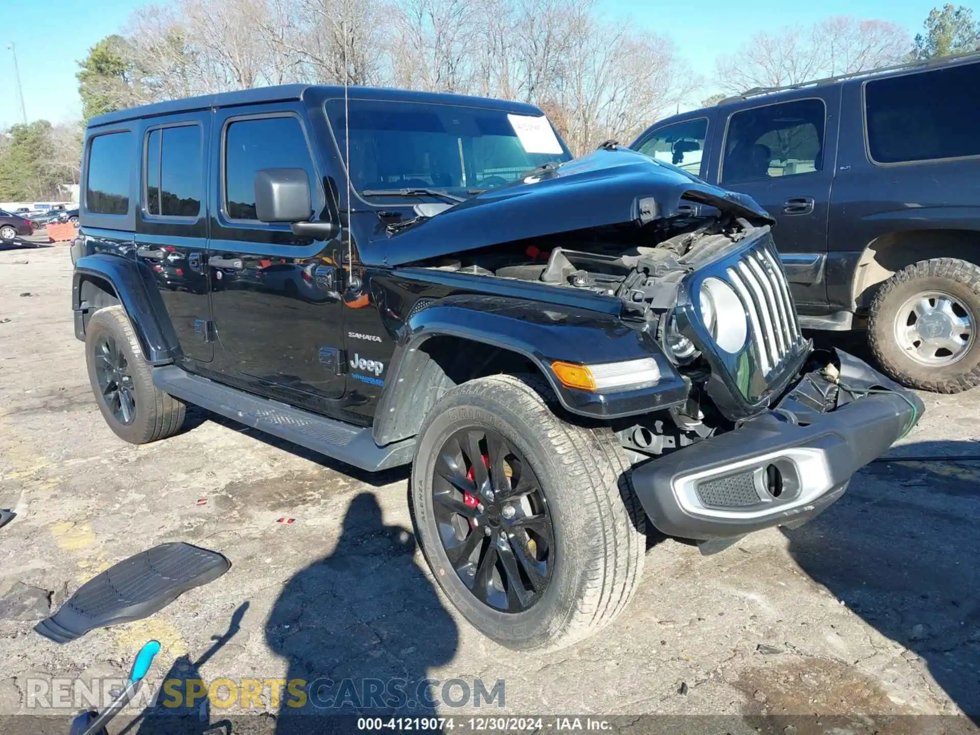 1 Photograph of a damaged car 1C4JJXP68MW730679 JEEP WRANGLER 4XE 2021