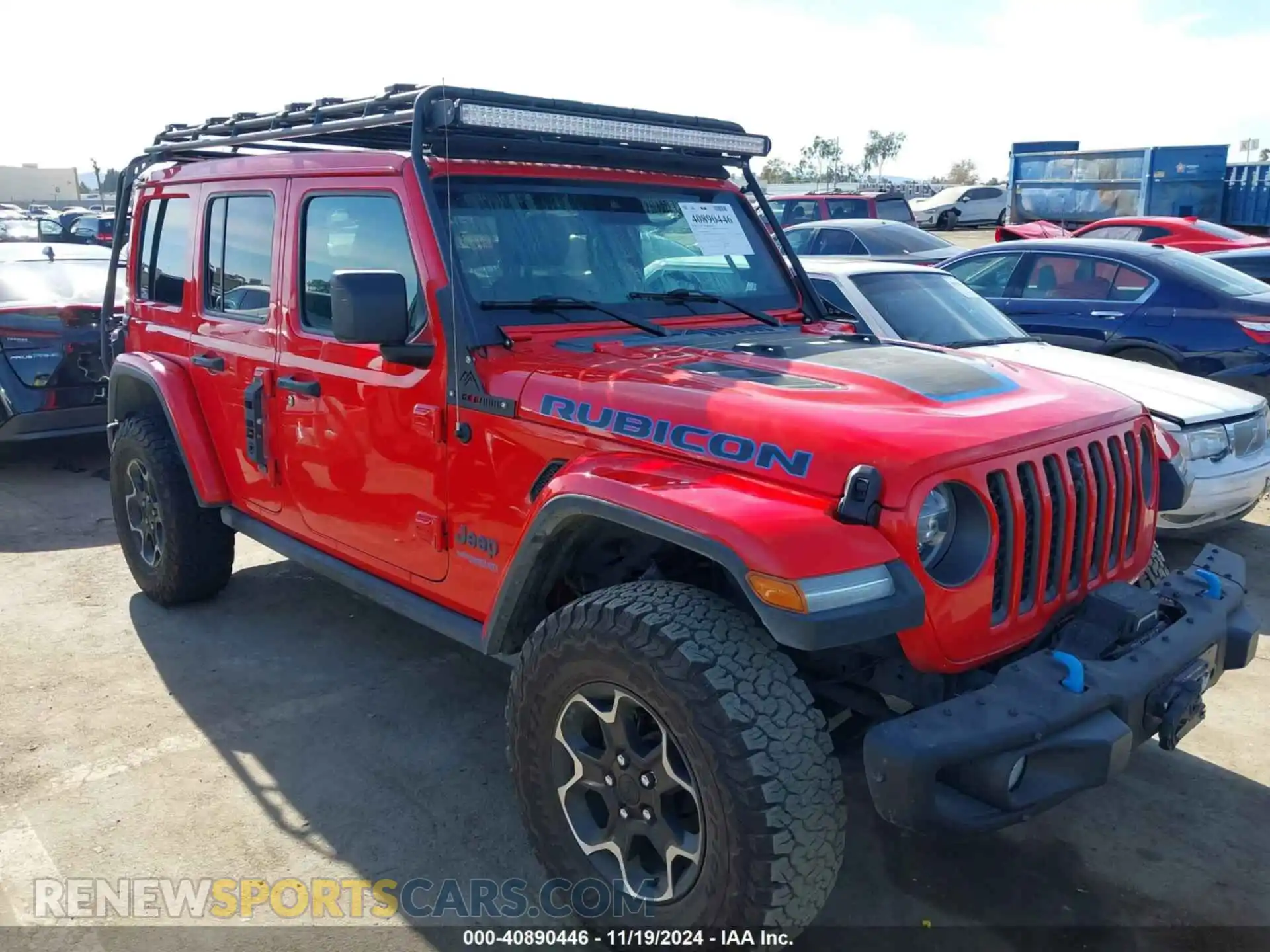 1 Фотография поврежденного автомобиля 1C4JJXR60MW844995 JEEP WRANGLER 4XE 2021
