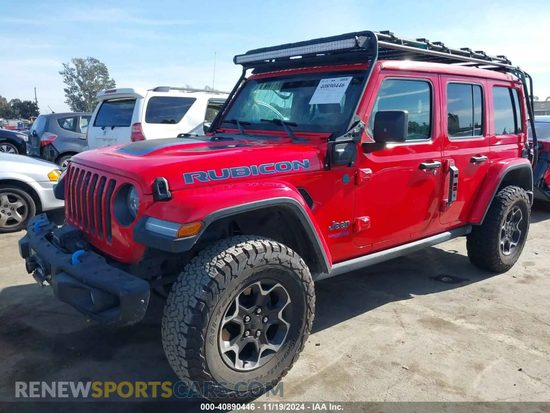 2 Фотография поврежденного автомобиля 1C4JJXR60MW844995 JEEP WRANGLER 4XE 2021