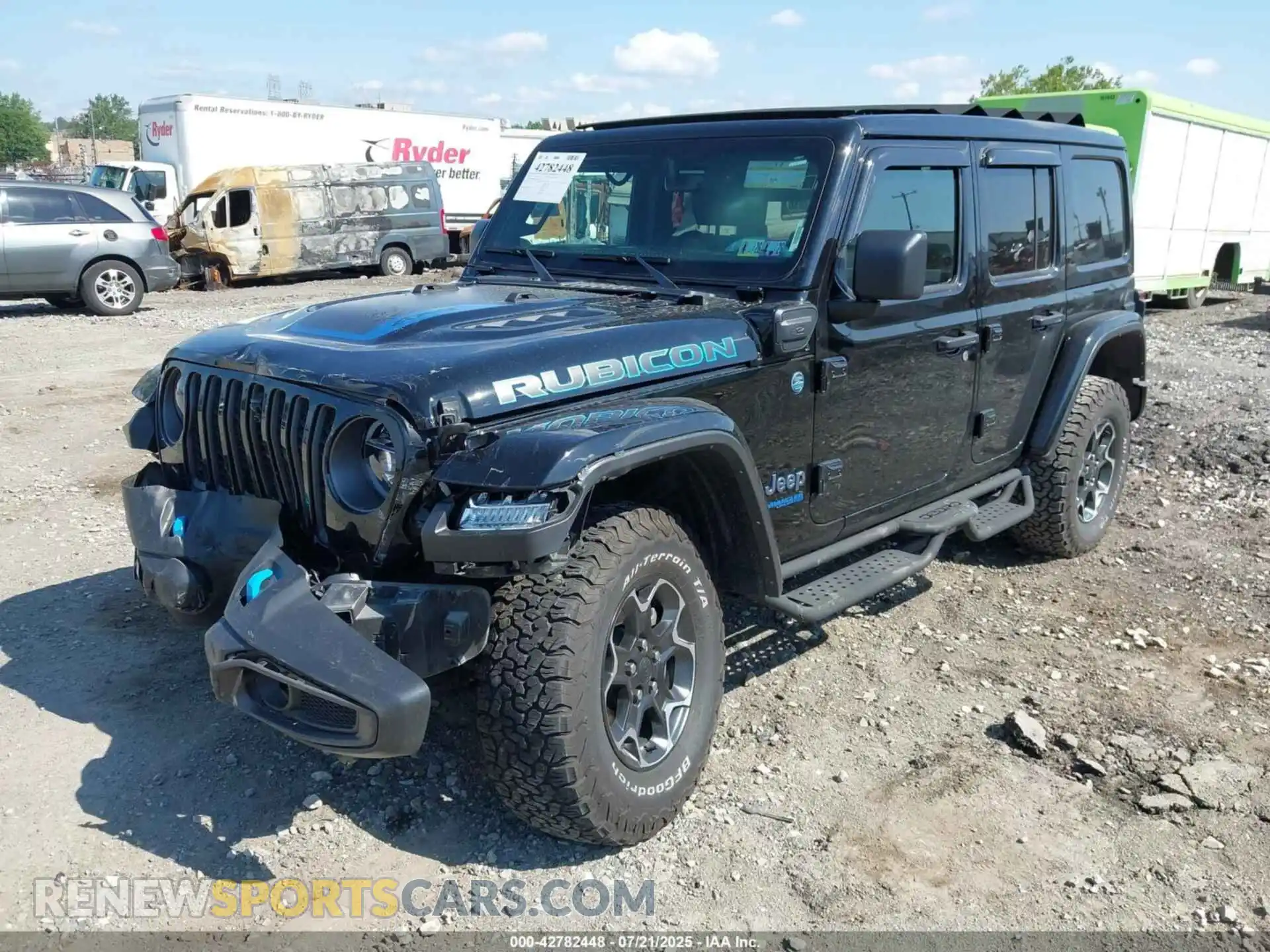 2 Фотография поврежденного автомобиля 1C4JJXR65MW765628 JEEP WRANGLER 4XE 2021