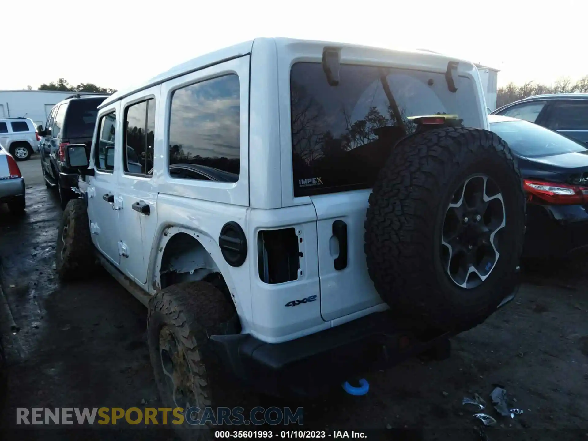 3 Фотография поврежденного автомобиля 1C4JJXR63NW103158 JEEP WRANGLER 4XE 2022