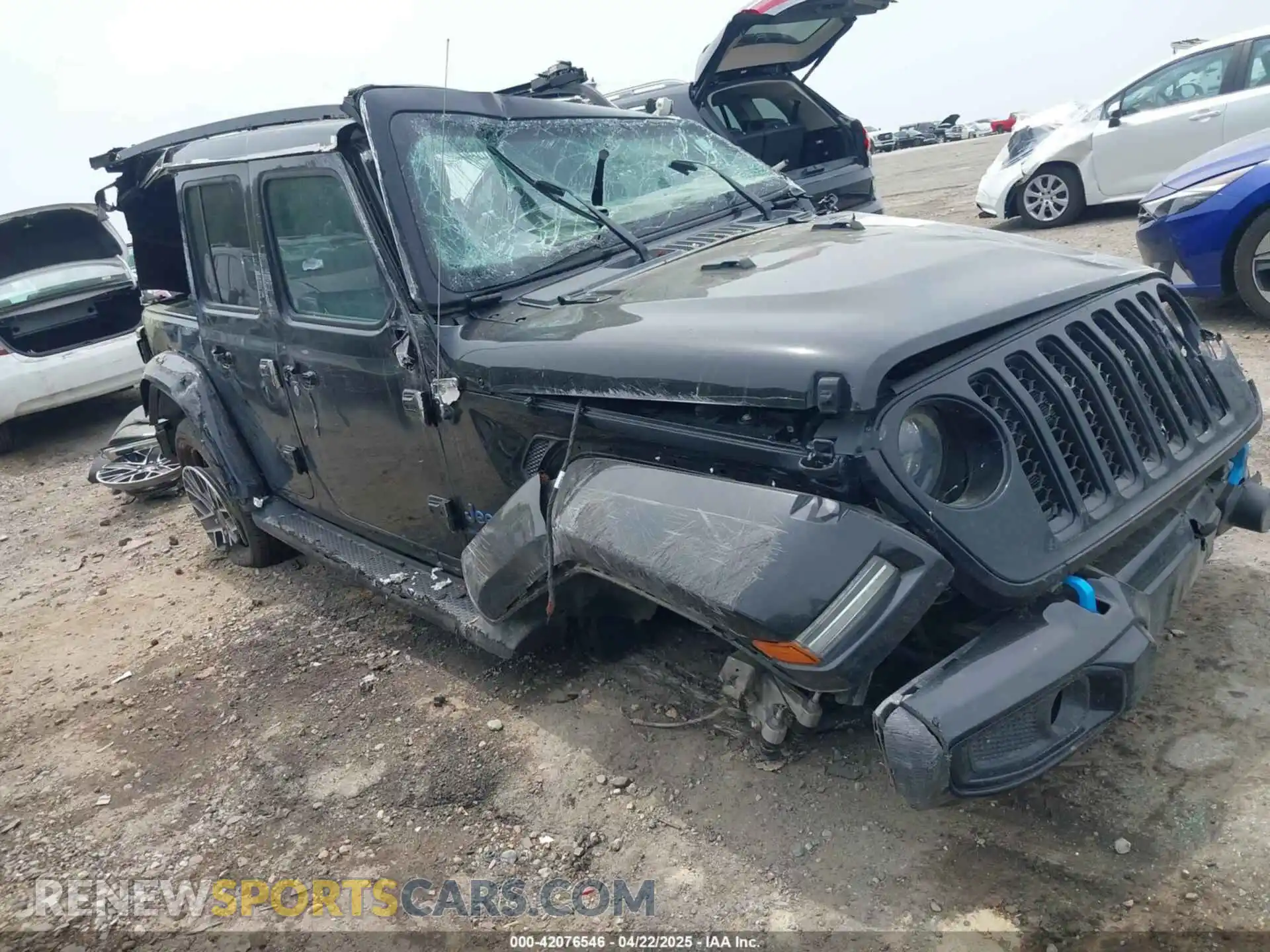 1 Photograph of a damaged car 1C4JJXP62PW629335 JEEP WRANGLER 4XE 2023