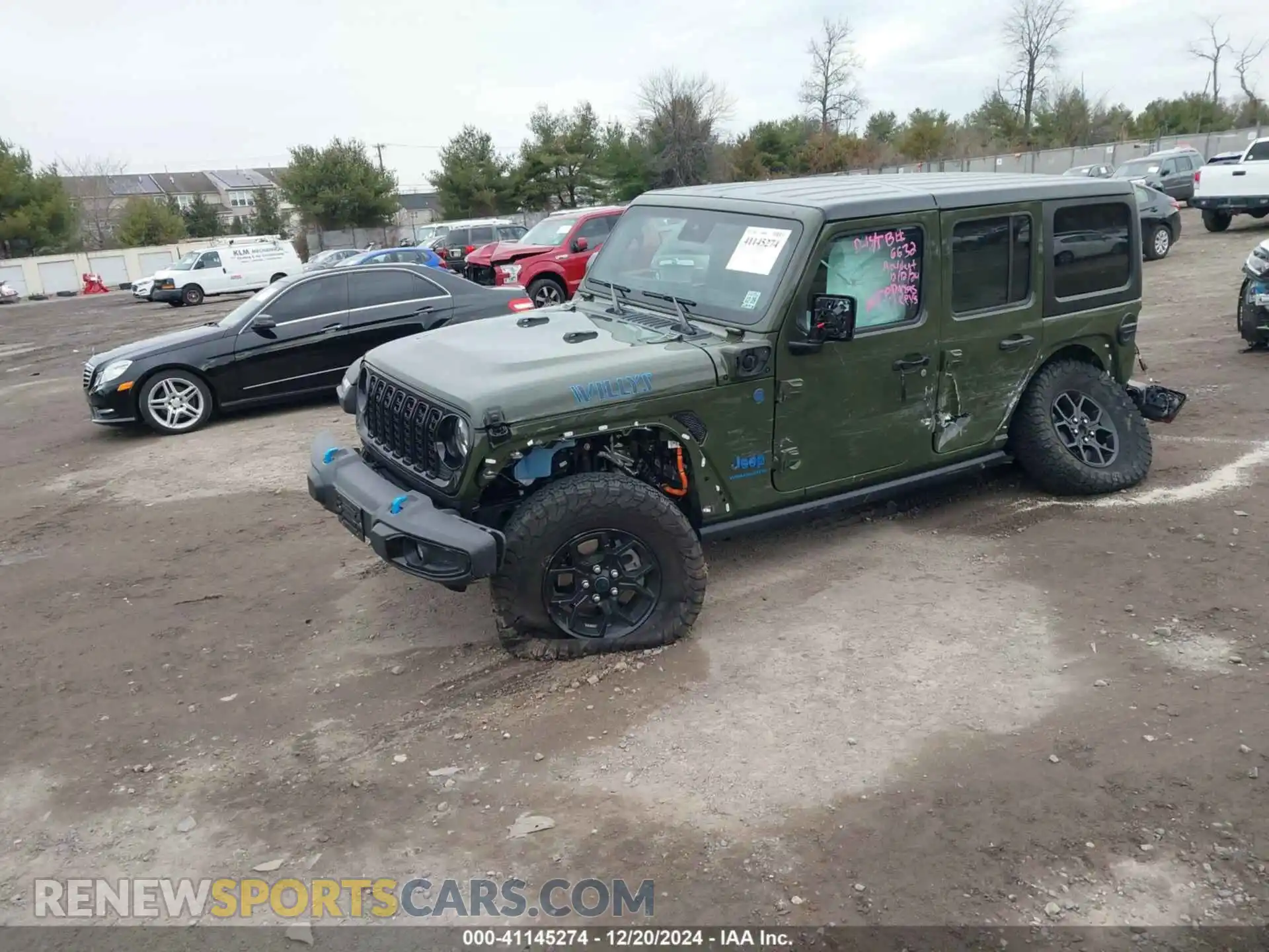 2 fotografías del automóvil dañado 1C4RJXN64RW163089 JEEP WRANGLER 4XE 2024