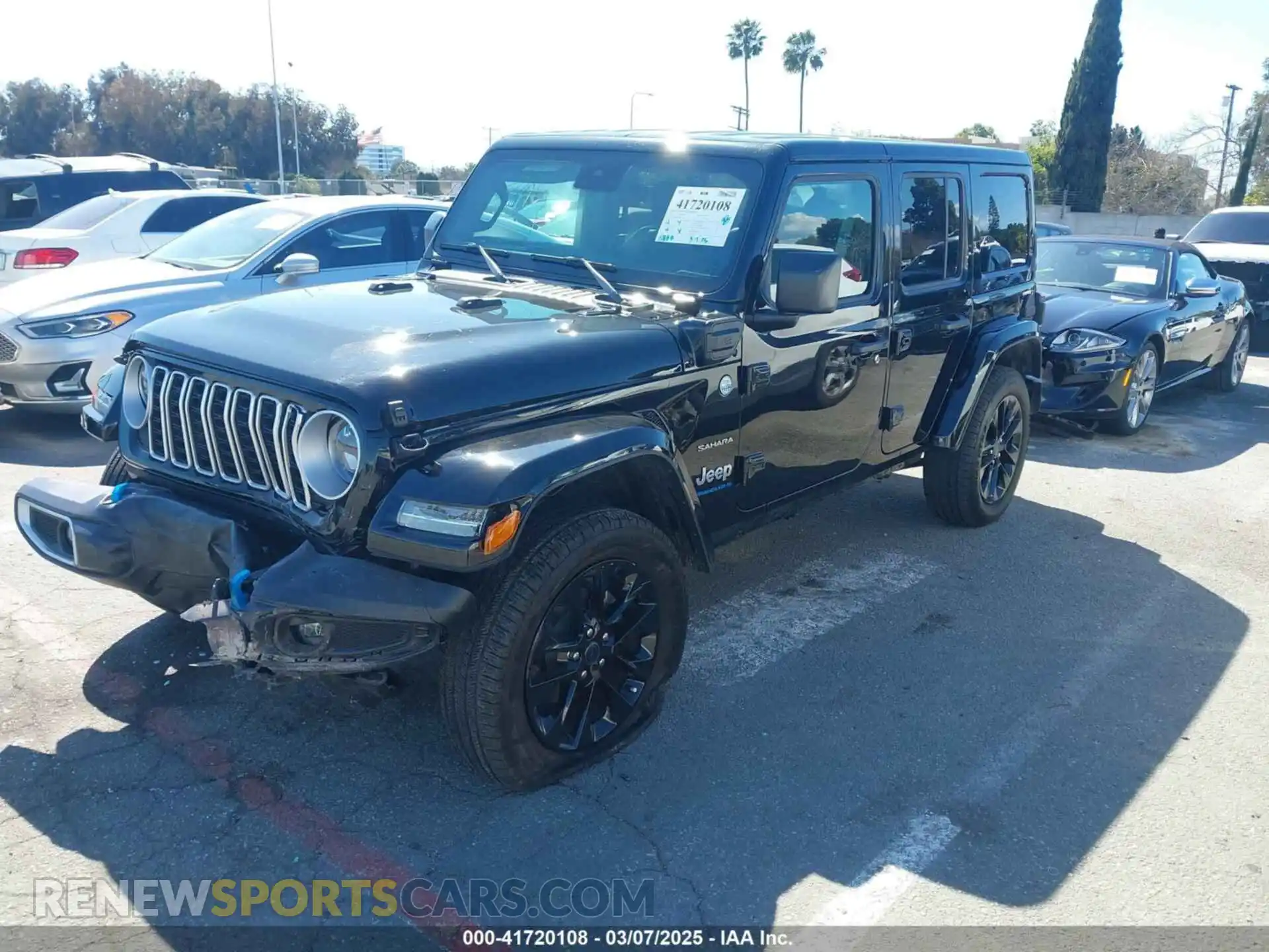 2 fotografías del automóvil dañado 1C4RJXP63RW192404 JEEP WRANGLER 4XE 2024