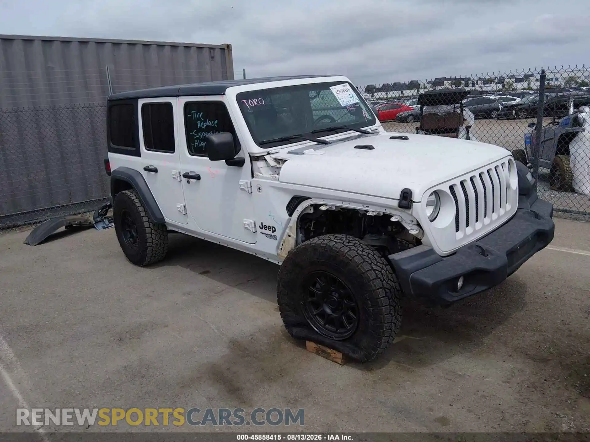 1 fotografías del automóvil dañado 1C4HJXDN1MW630403 JEEP WRANGLER UNLIMITED 2021