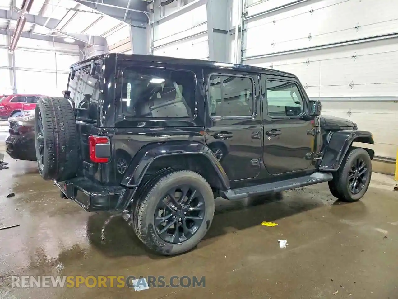 3 Photograph of a damaged car 1C4HJXEG6MW614116 JEEP WRANGLER UNLIMITED 2021