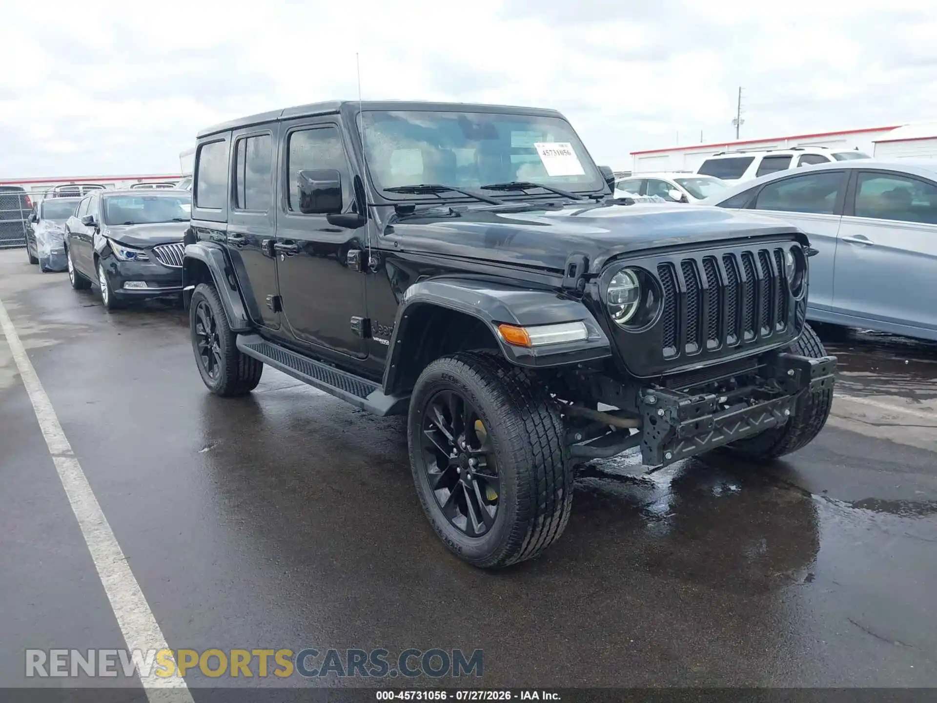 1 Photograph of a damaged car 1C4HJXEN5MW669767 JEEP WRANGLER UNLIMITED 2021