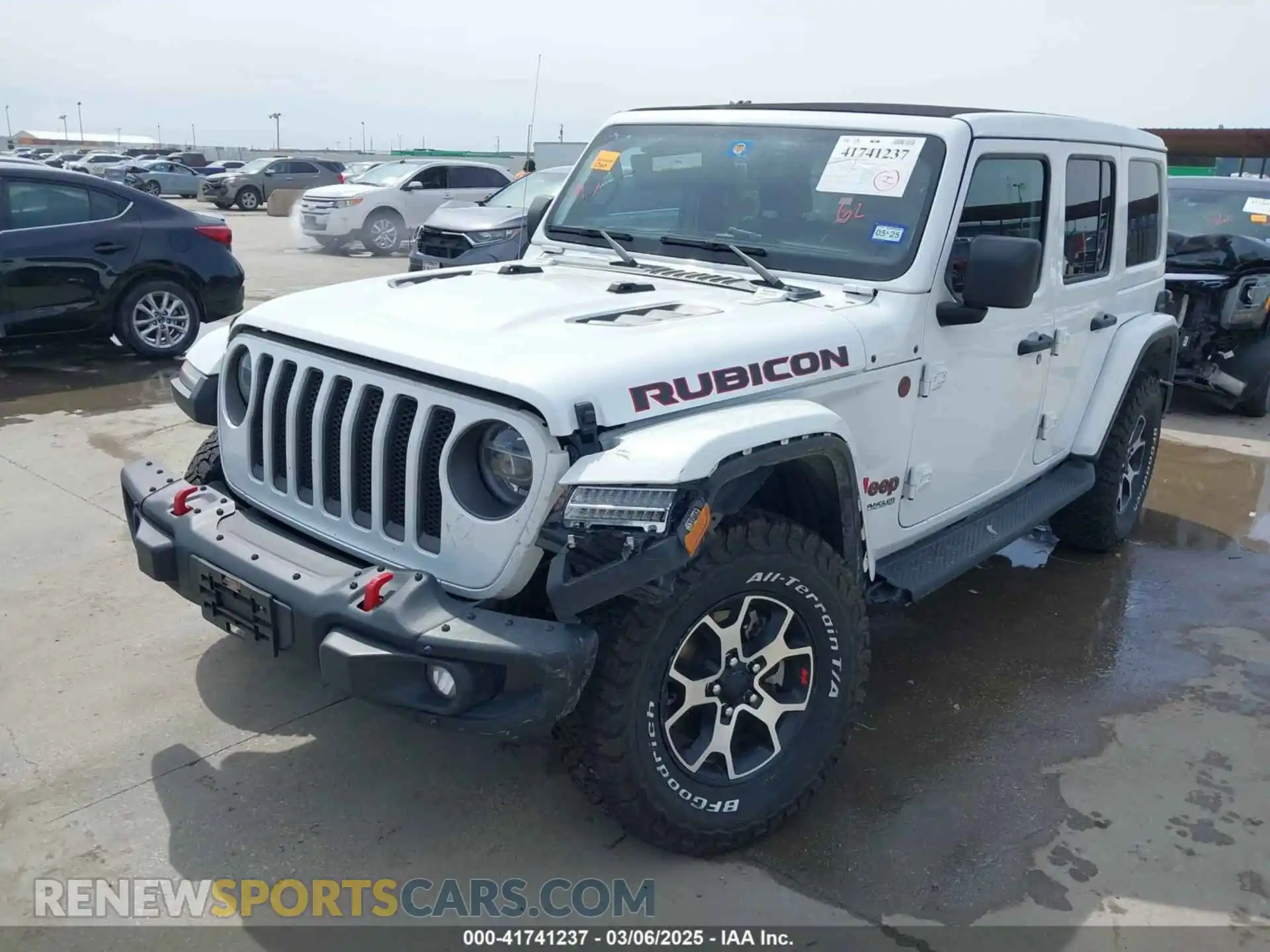 2 Photograph of a damaged car 1C4HJXFG3MW526008 JEEP WRANGLER UNLIMITED 2021