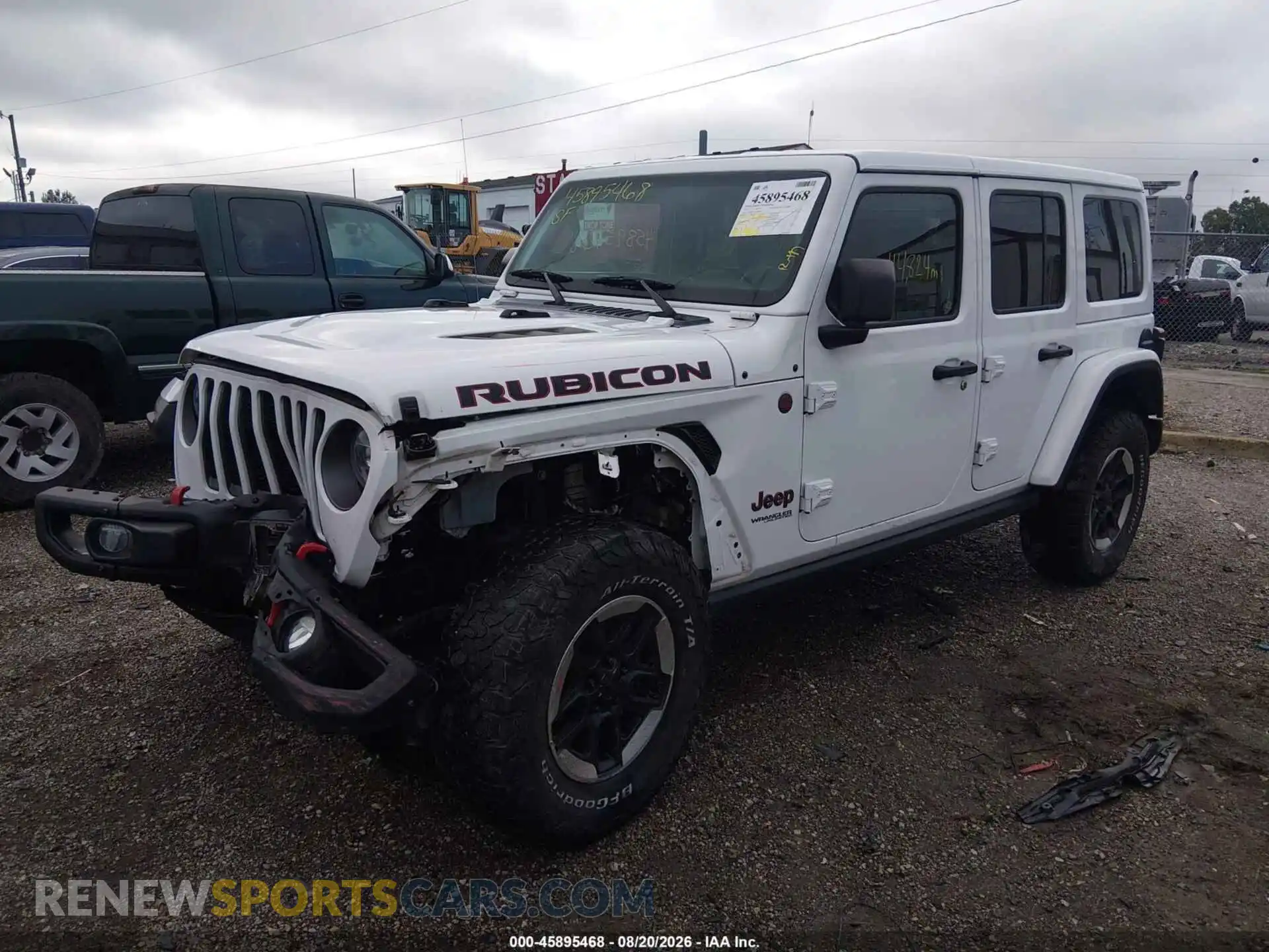 2 Photograph of a damaged car 1C4HJXFN5MW608403 JEEP WRANGLER UNLIMITED 2021