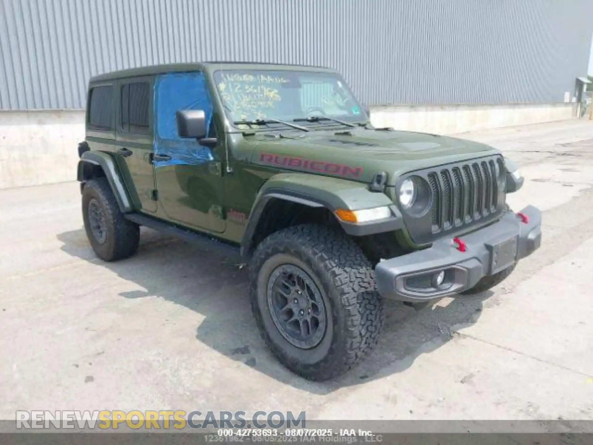 2 fotografías del automóvil dañado 1C4JJXFG6MW842908 JEEP WRANGLER UNLIMITED 2021