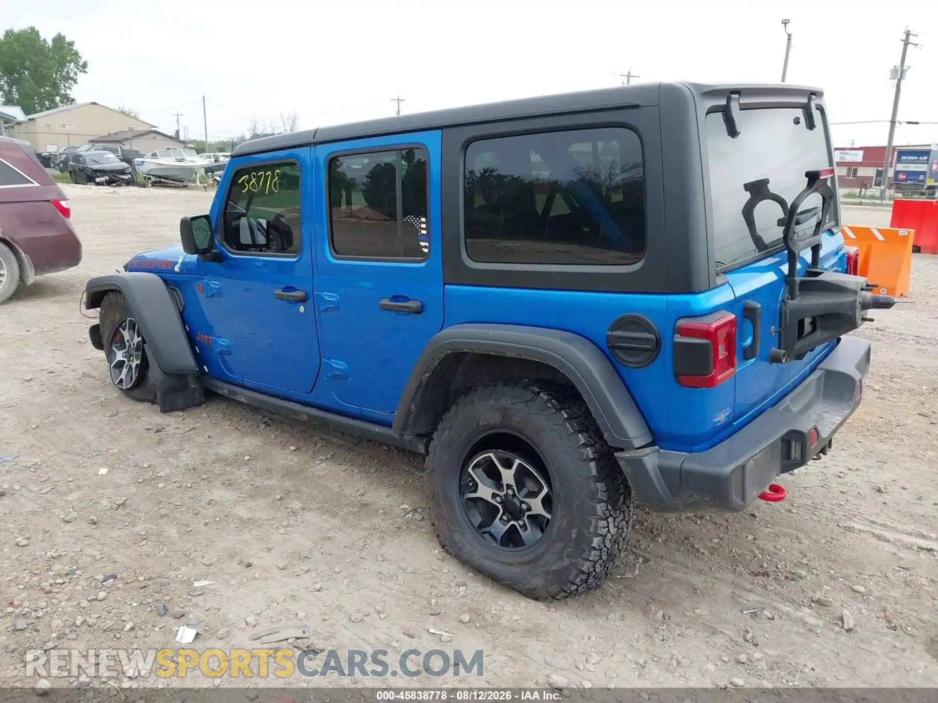 3 fotografías del automóvil dañado 1C4HJXFG2NW277055 JEEP WRANGLER UNLIMITED 2022