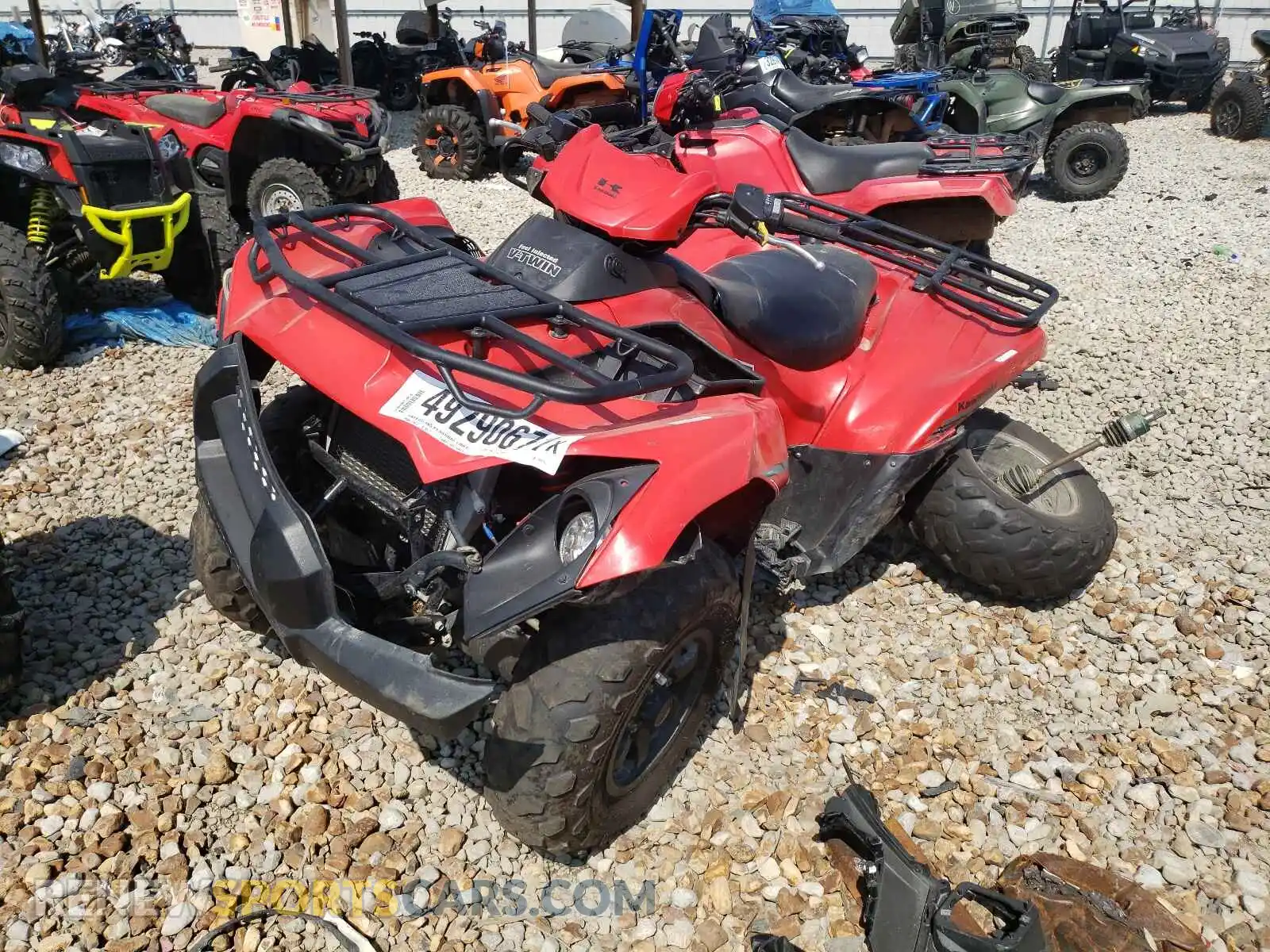 2 fotografías del automóvil dañado JKAVFDL3XLB509243 KAWASAKI ATV 2020