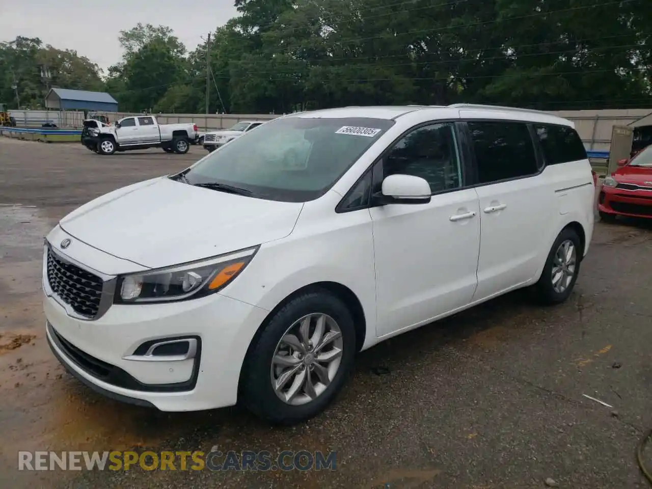 1 Photograph of a damaged car KNDMB5C14K6503365 KIA All Models 2019