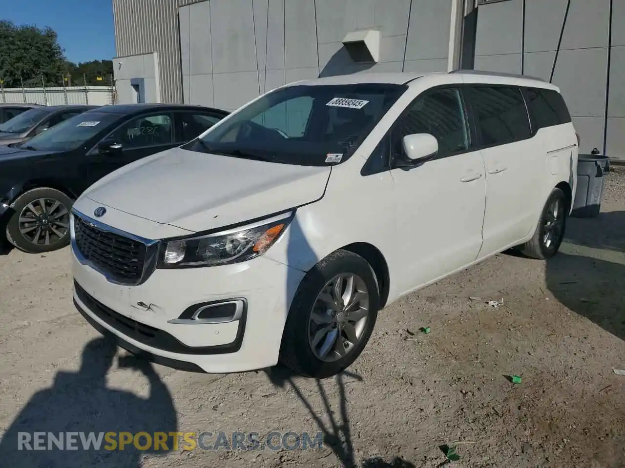 1 Photograph of a damaged car KNDMB5C16K6516604 KIA All Models 2019