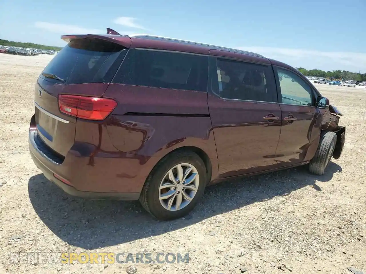 3 Photograph of a damaged car KNDMB5C11L6580812 KIA All Models 2020