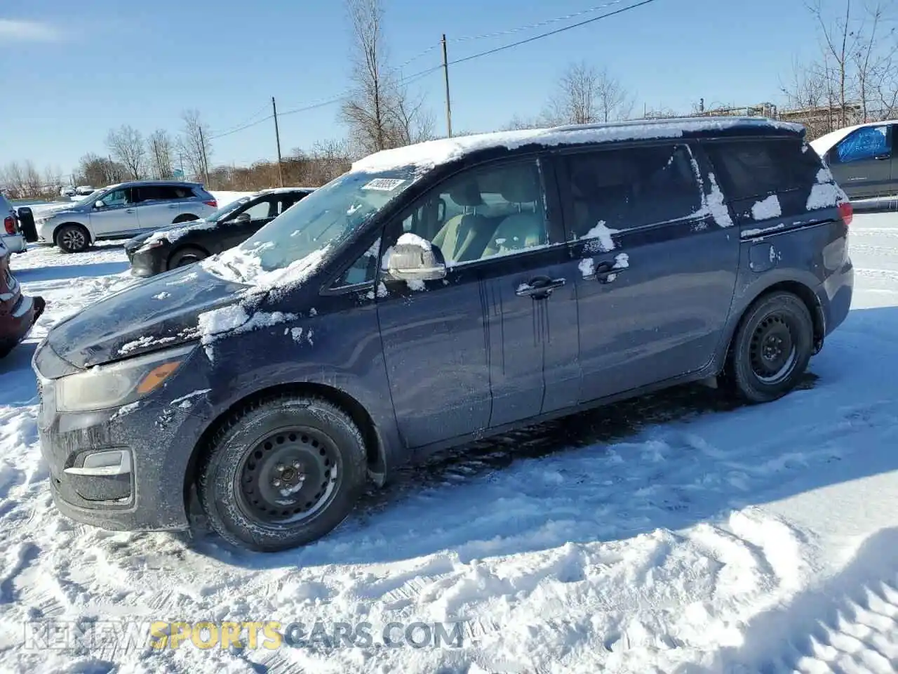 1 Photograph of a damaged car KNDMB5C11L6655704 KIA All Models 2020