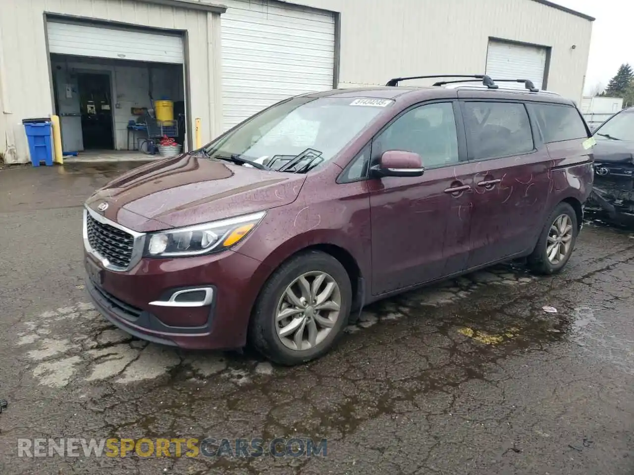 1 Photograph of a damaged car KNDMB5C12L6587686 KIA All Models 2020