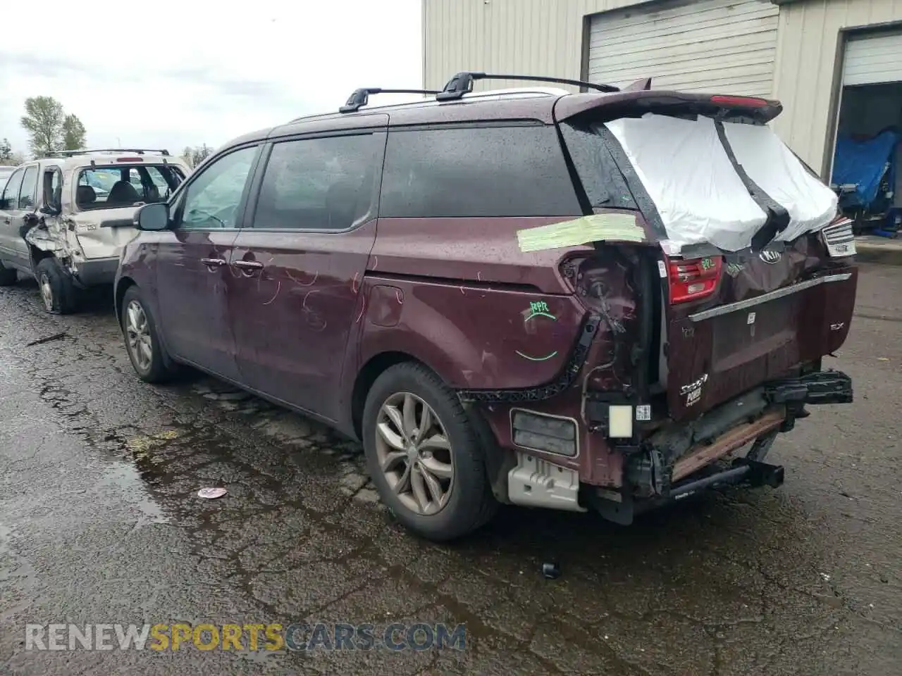2 Photograph of a damaged car KNDMB5C12L6587686 KIA All Models 2020