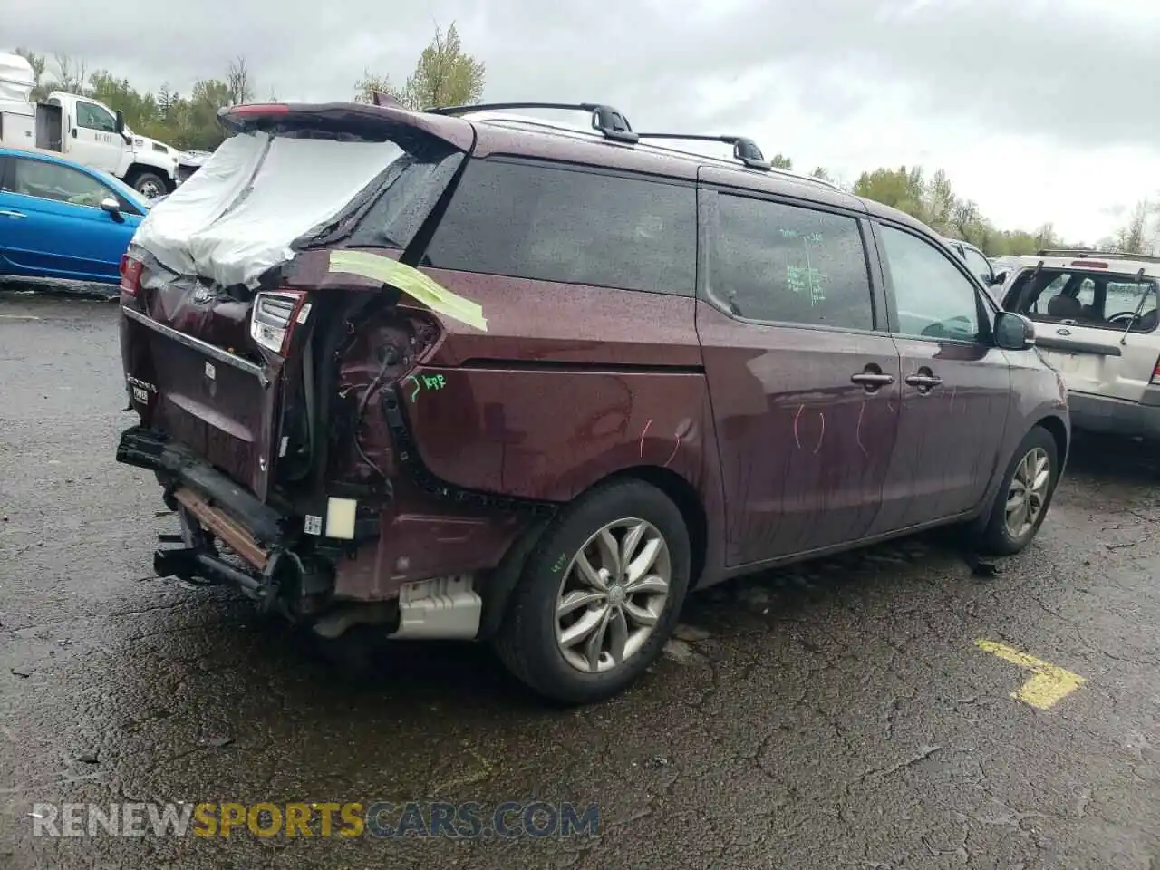 3 Photograph of a damaged car KNDMB5C12L6587686 KIA All Models 2020