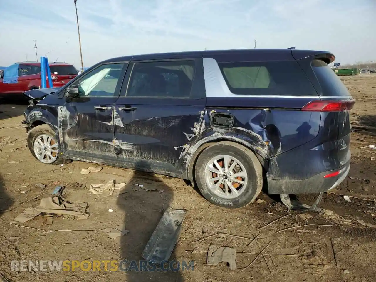 2 fotografías del automóvil dañado KNDNB4H34R6355298 KIA CARNIVAL L 2024