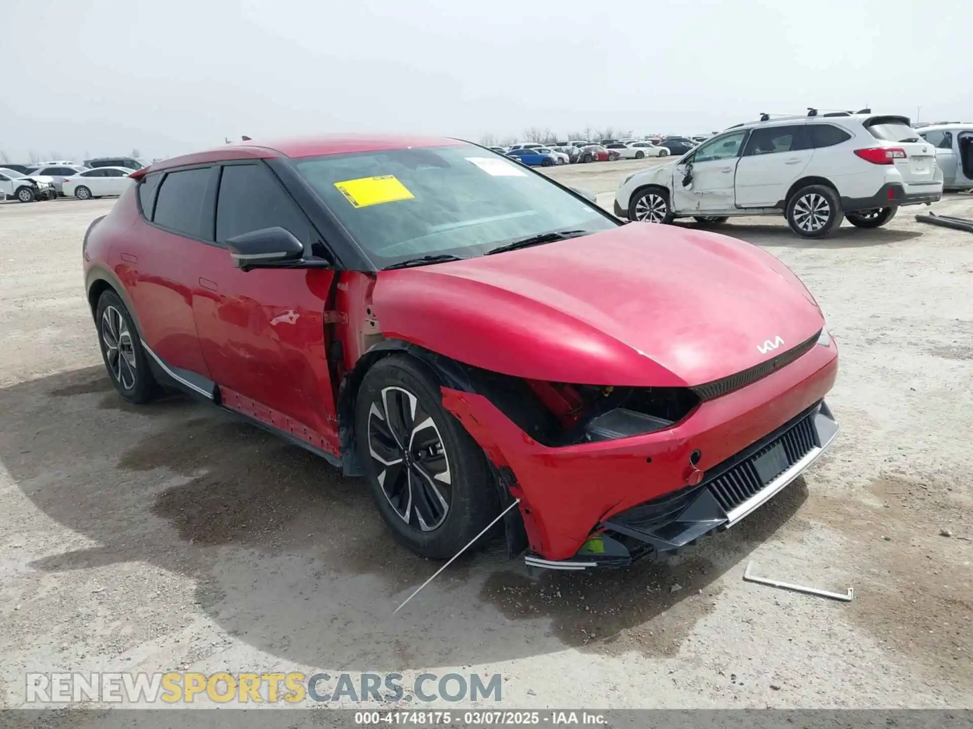 1 Photograph of a damaged car KNDC3DLC6N5089018 KIA EV6 2022