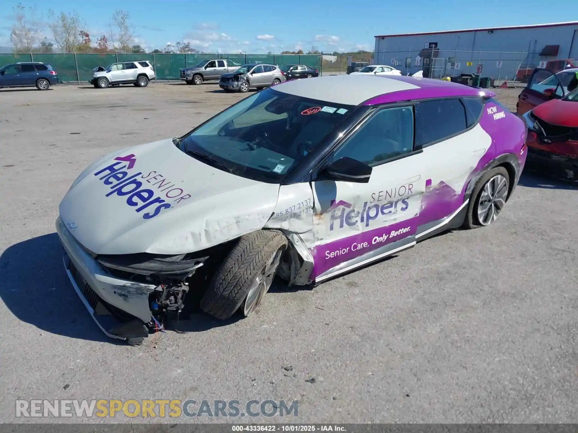 2 Photograph of a damaged car KNDC3DLC7N5066167 KIA EV6 2022
