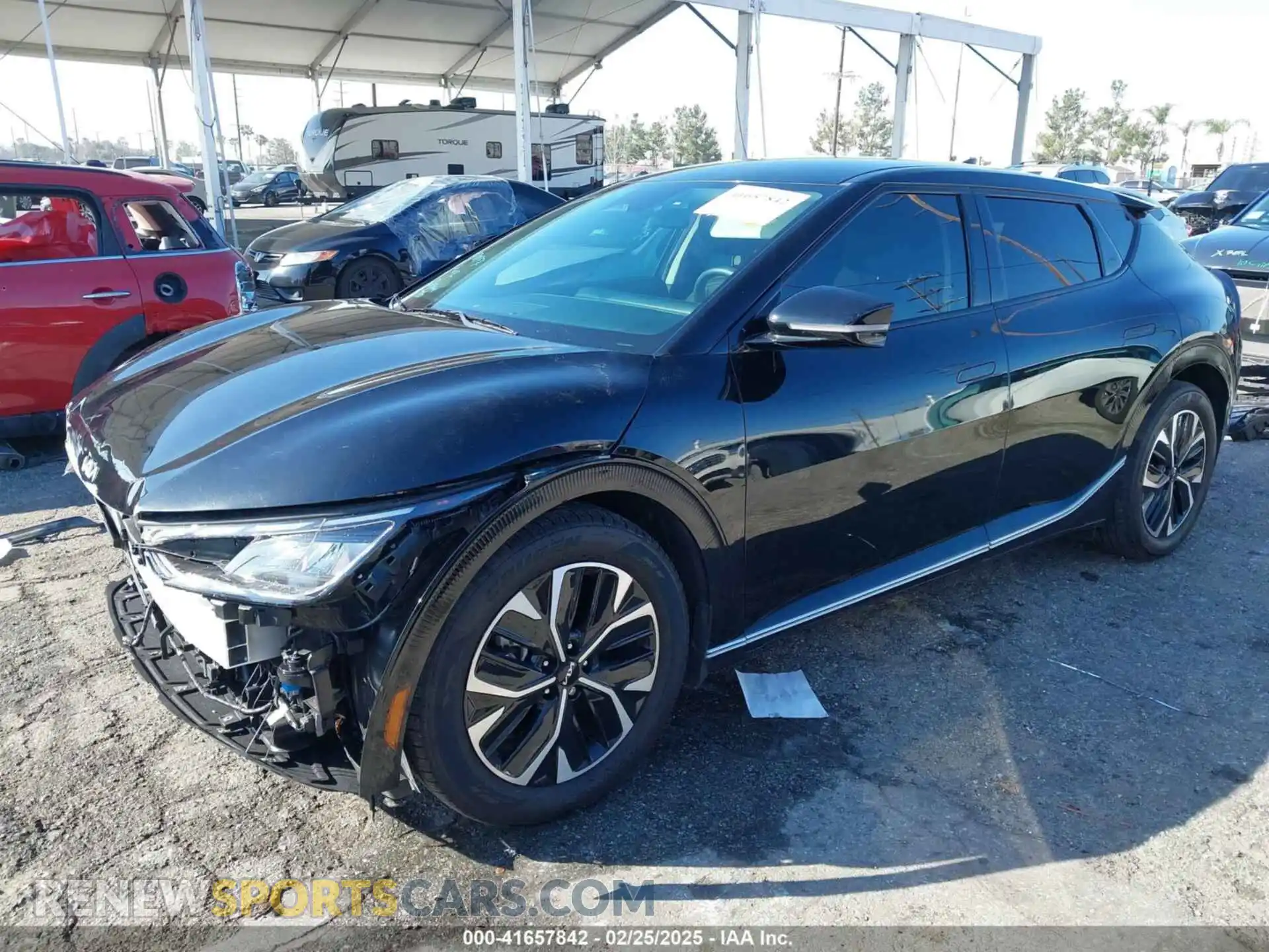 2 Photograph of a damaged car KNDC34LA7P5117927 KIA EV6 2023