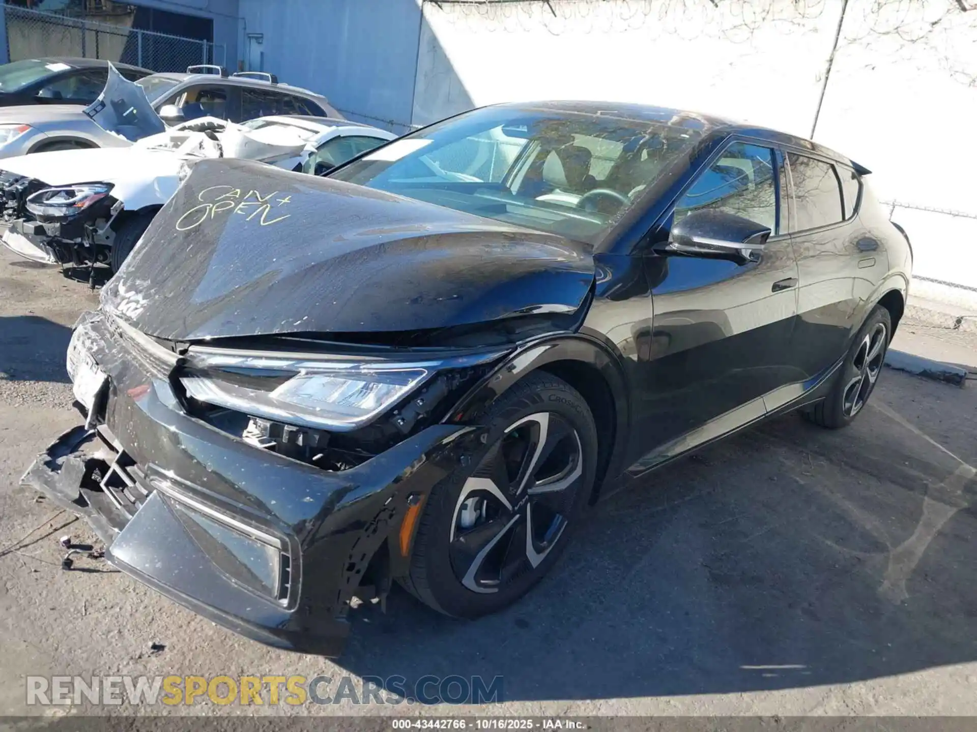 2 Photograph of a damaged car KNDC4DLC4P5122548 KIA EV6 2023
