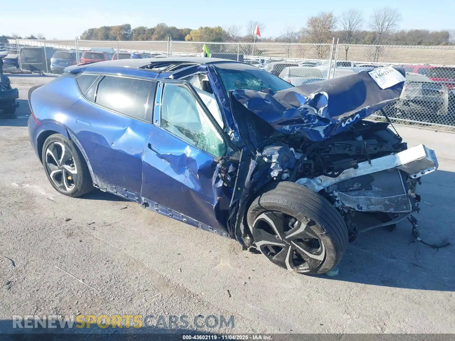 1 Photograph of a damaged car KNDC4DLC9P5114431 KIA EV6 2023