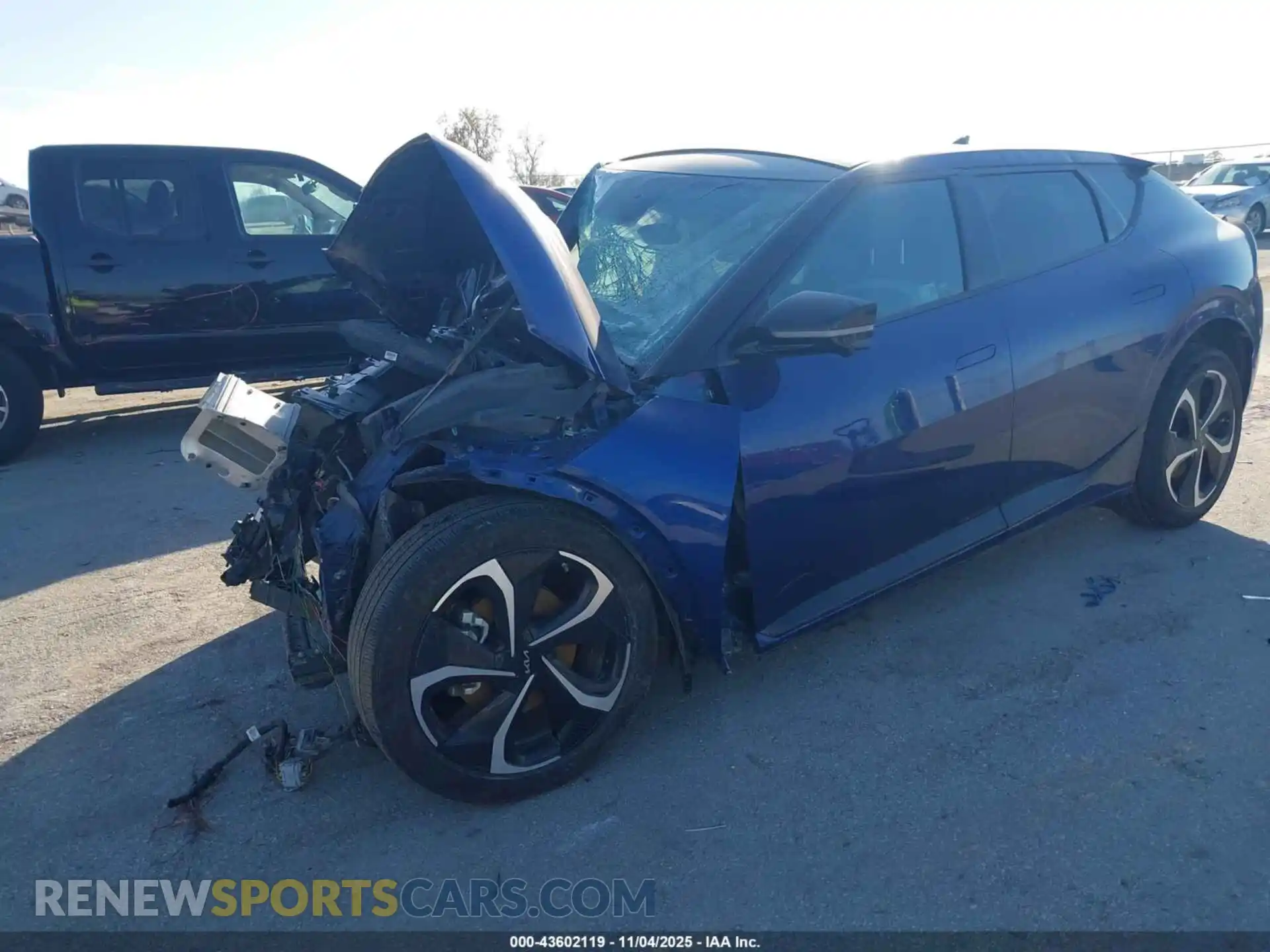 2 Photograph of a damaged car KNDC4DLC9P5114431 KIA EV6 2023